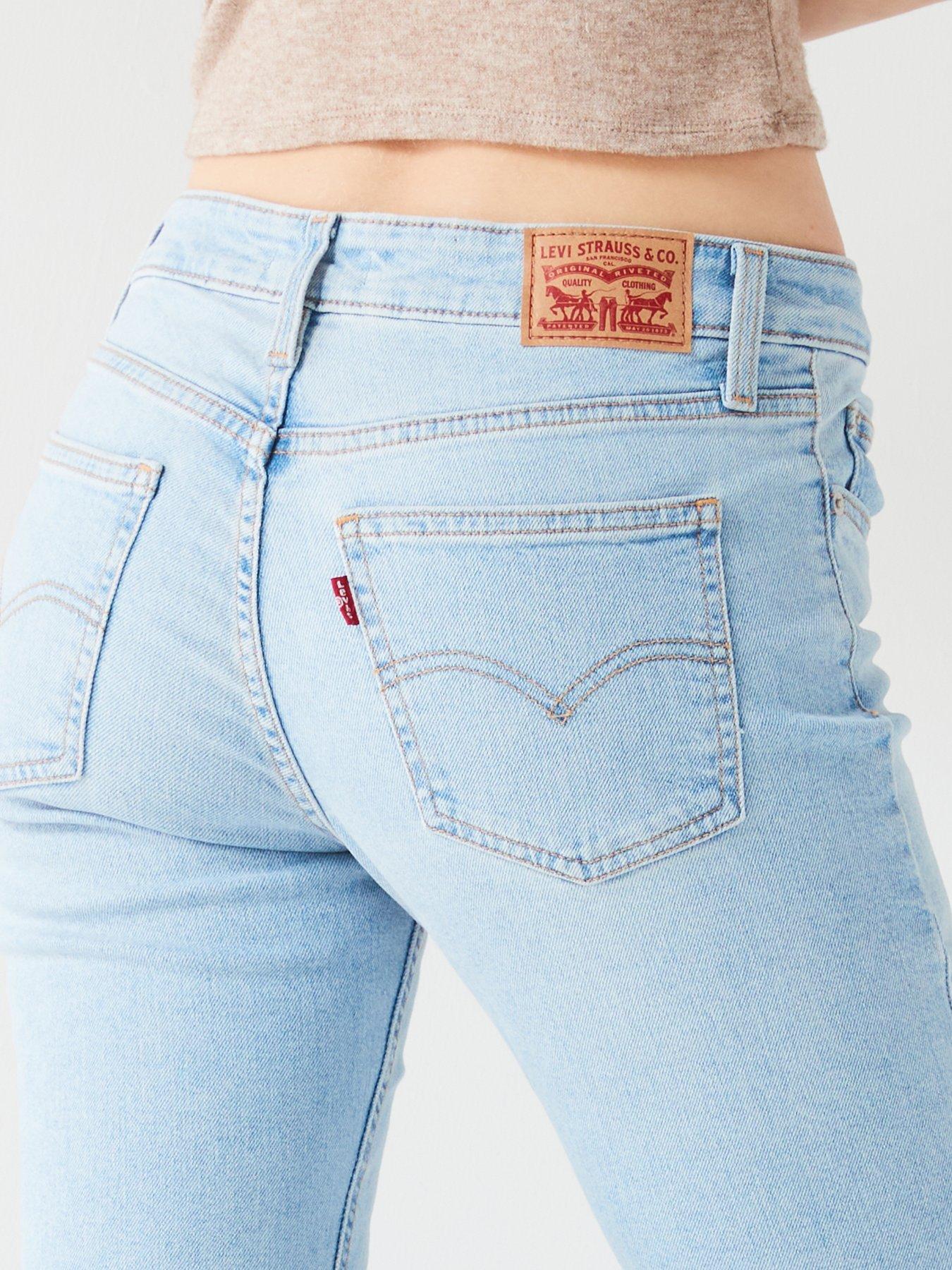 Image 6 of 6 of Levi's Superlow Bootcut Jeans - All Alone - Blue
