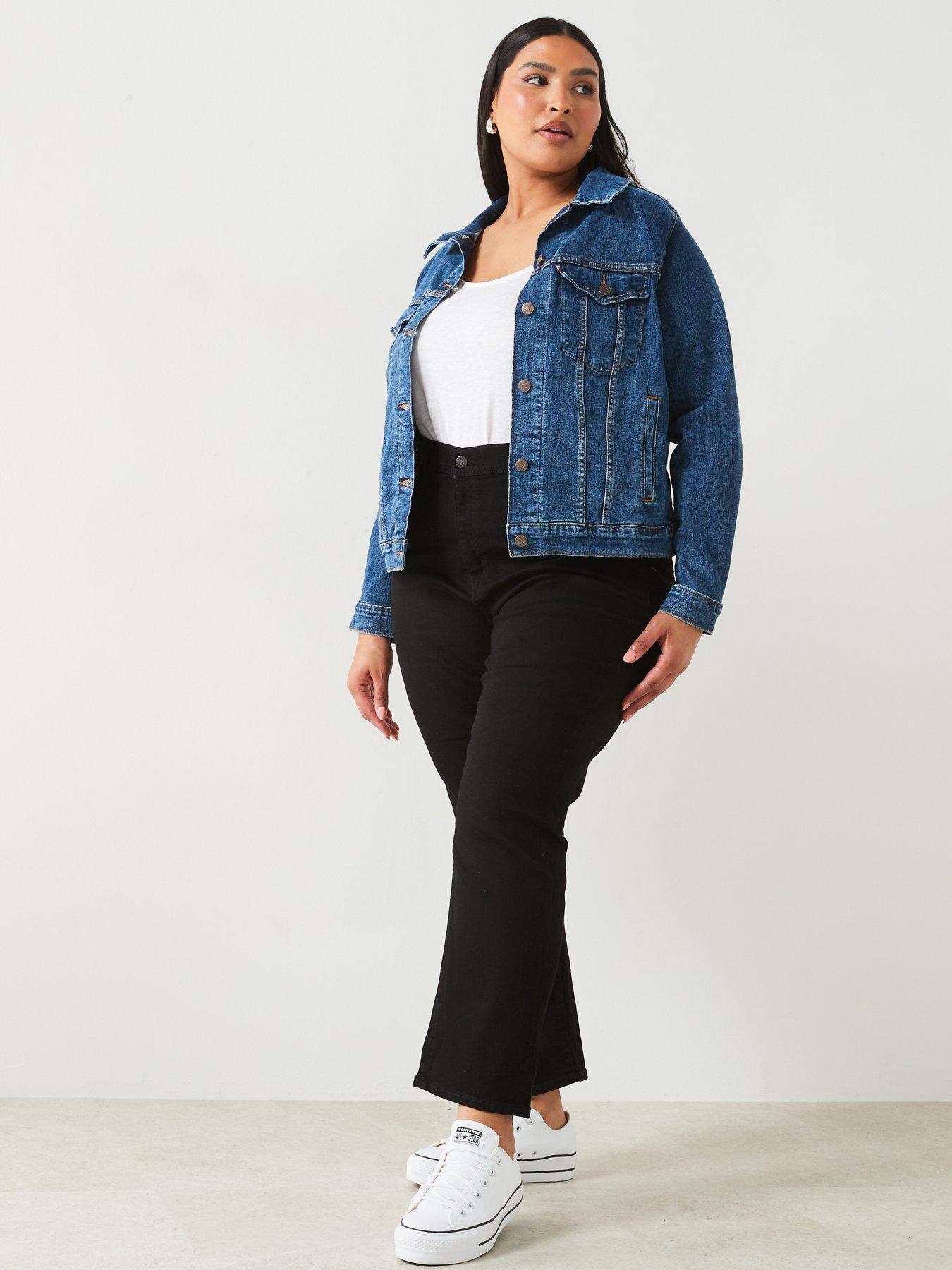 Levi s Plus Plus Original Trucker Denim Jacket See Her Run littlewoods