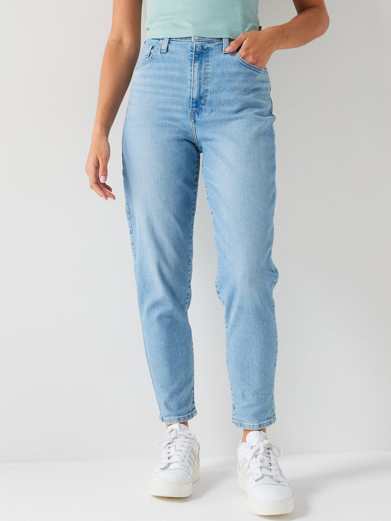 Levi's High Waisted Mom Jeans - Now You Know Blue