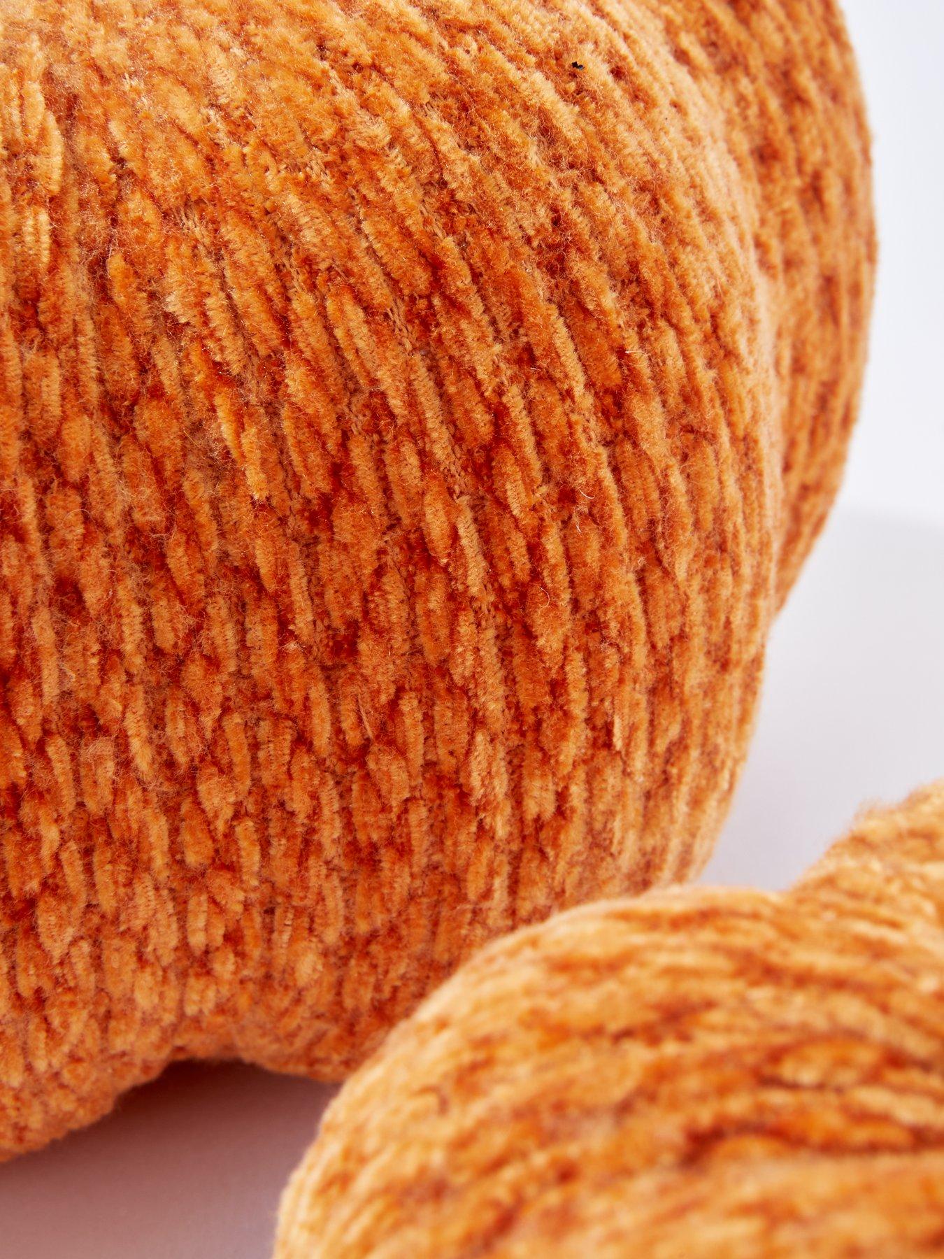Image 6 of 6 of The Very Collection Set of 2 Chenille Pumpkin Autumn/Halloween Decorations