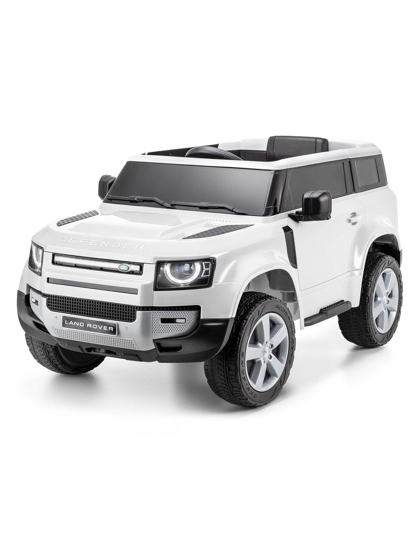 XOOTZ Land Rover Defender Electric 12v Ride On - White | Littlewoods