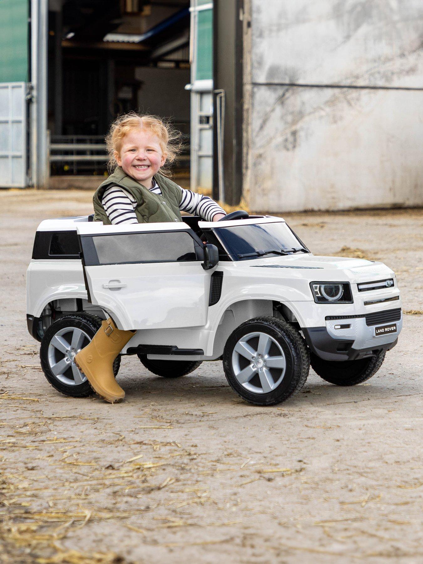 XOOTZ Land Rover Defender Electric 12v Ride On - White | Littlewoods