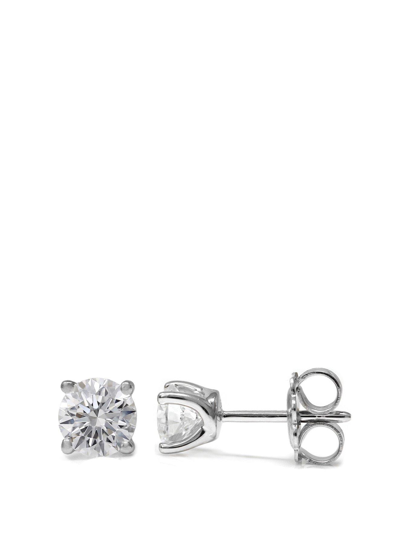  image of say-it-with-lab-diamond-earrings-1ct