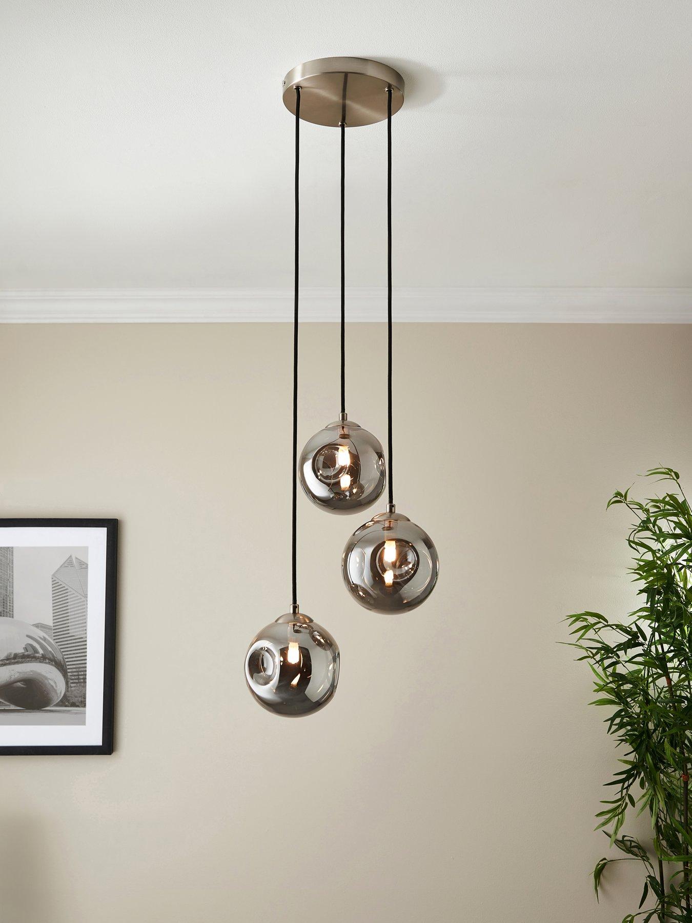 undefined Lola 3-Light Cluster Ceiling Pendant