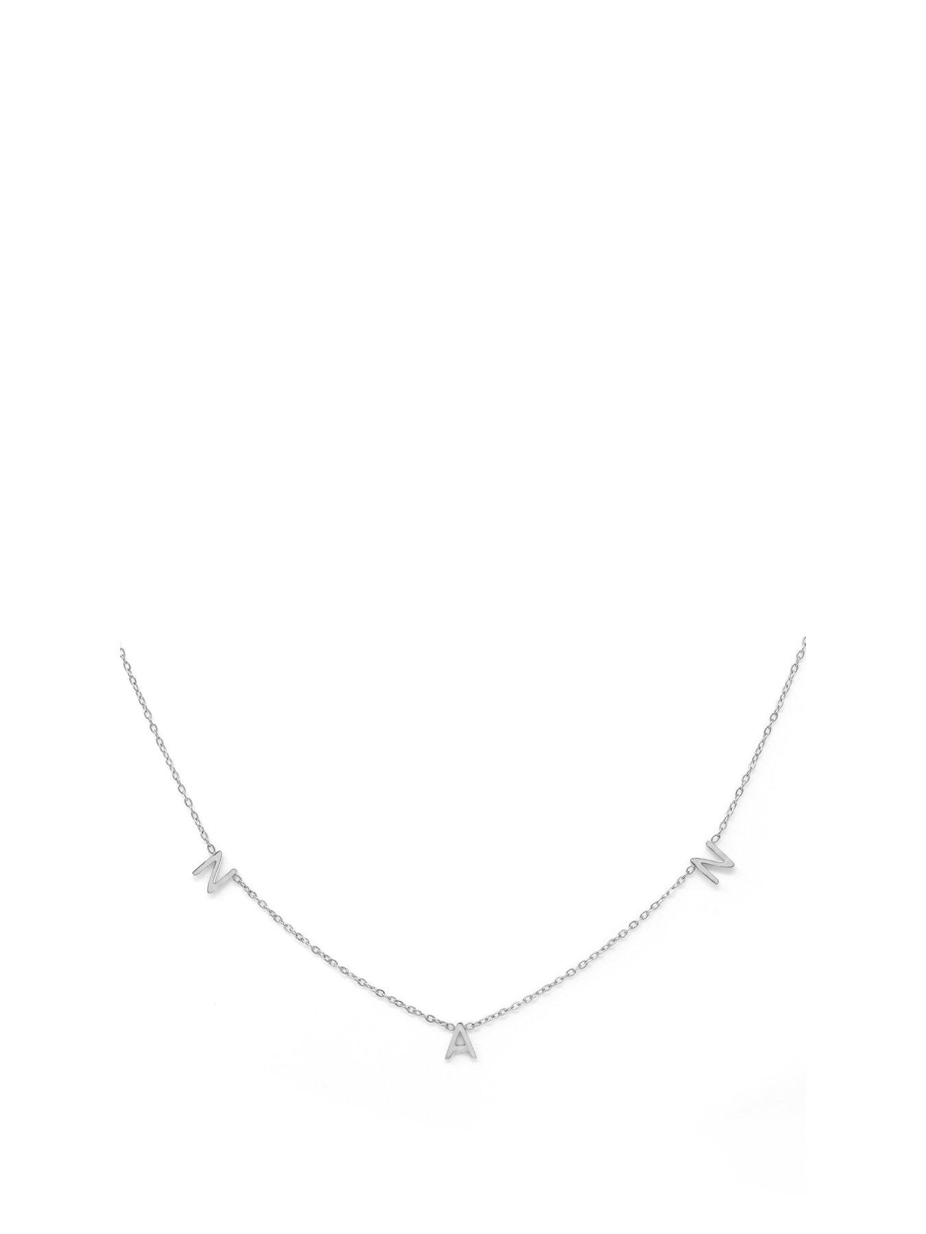  image of say-it-with-nan-necklace-silver
