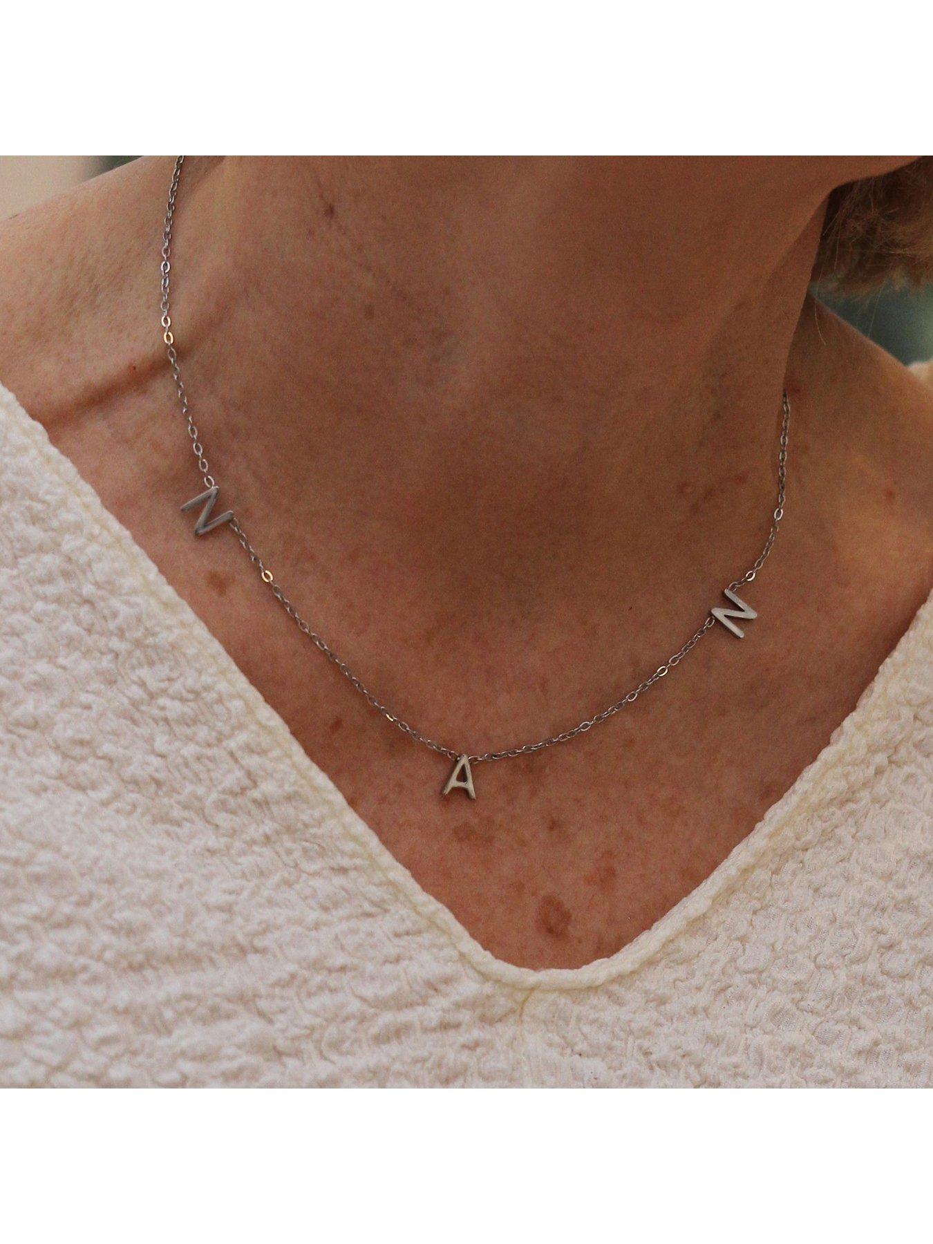  image of say-it-with-nan-necklace-silver
