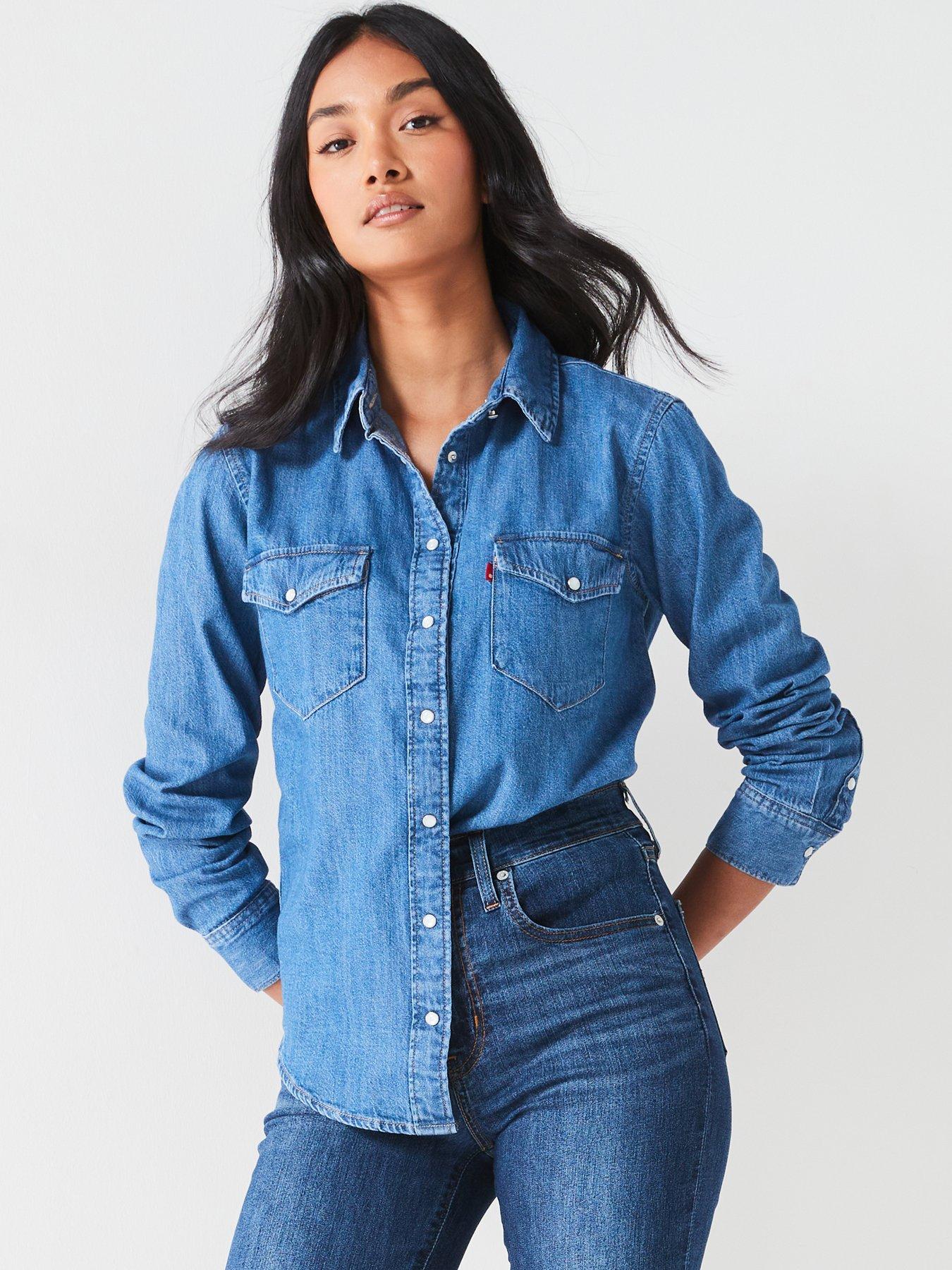  image of levis-iconic-western-shirt-going-steady-5-blue