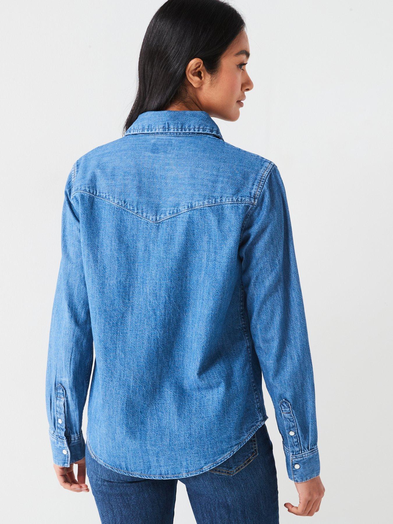  image of levis-iconic-western-shirt-going-steady-5-blue