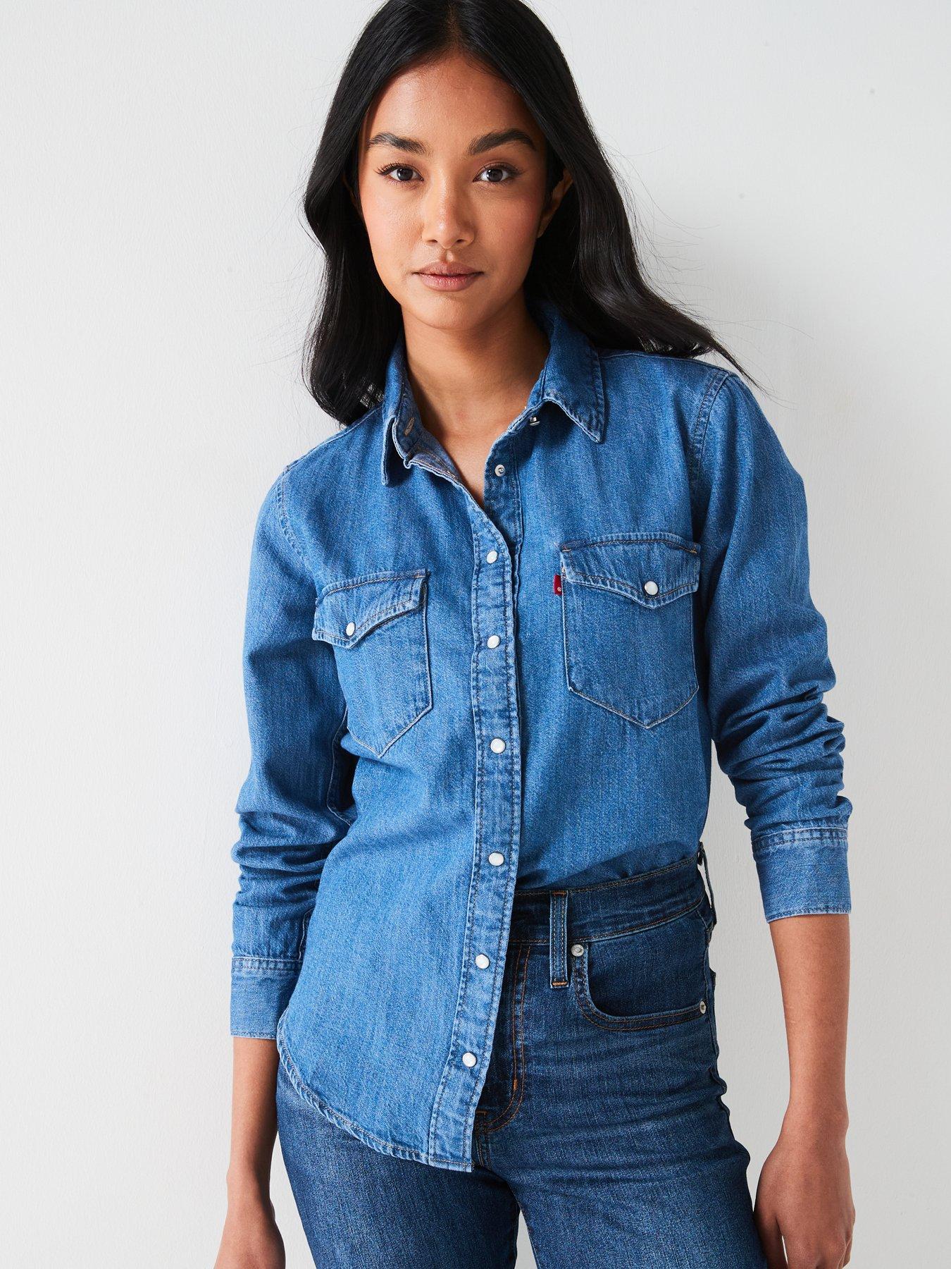  image of levis-iconic-western-shirt-going-steady-5-blue