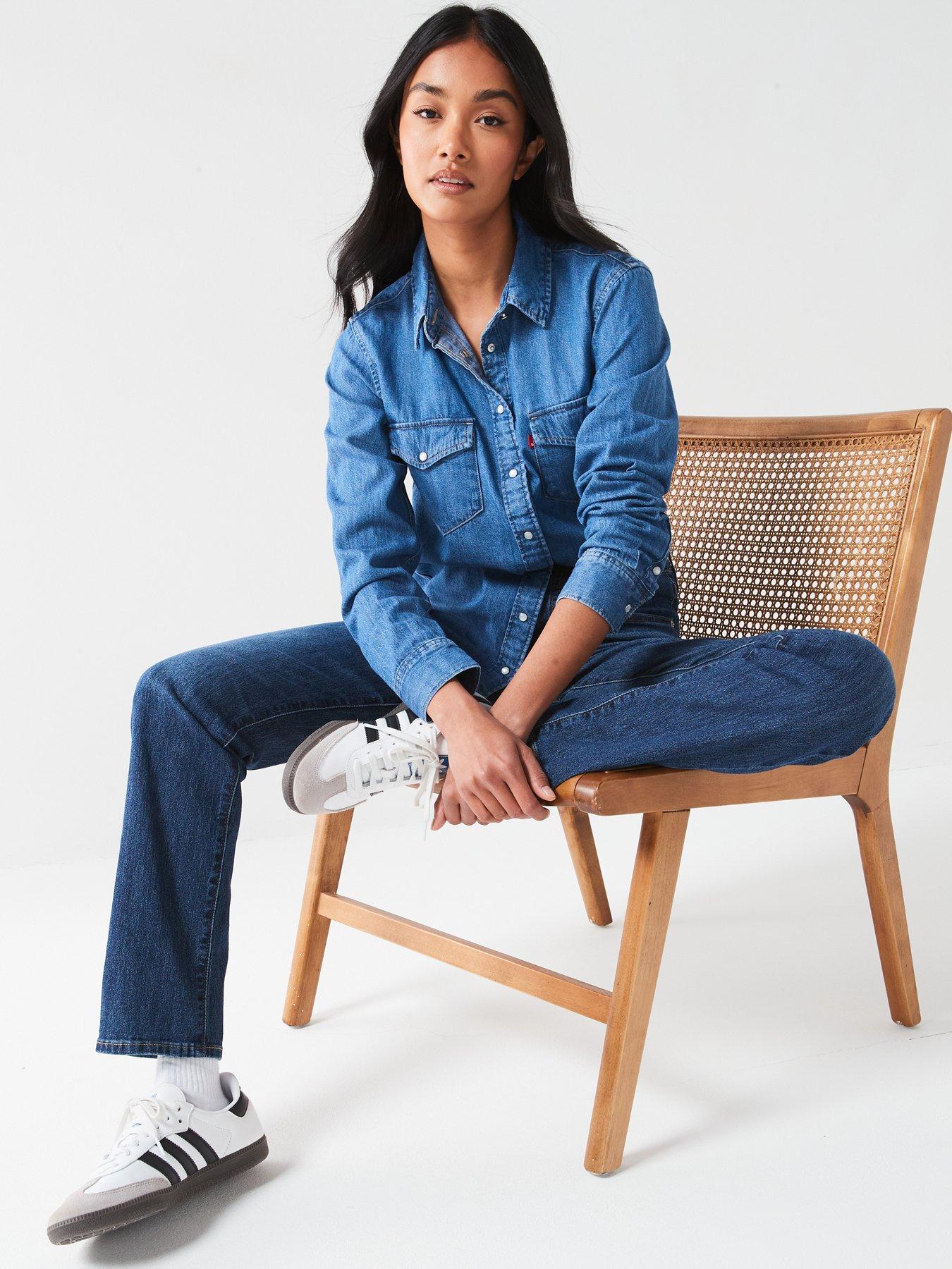  image of levis-iconic-western-shirt-going-steady-5-blue