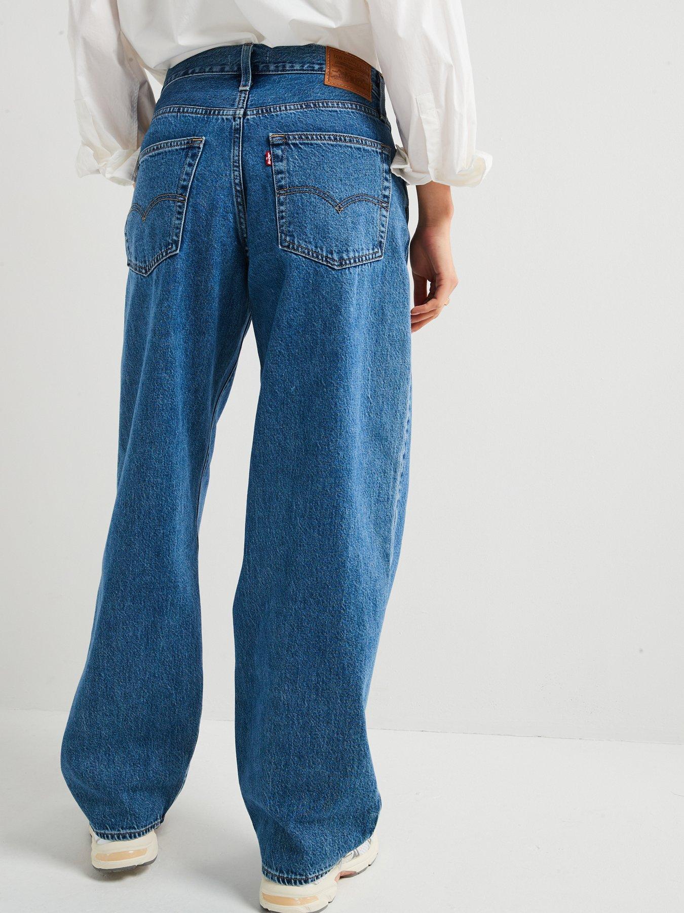 Blue Levis High Waisted Dad Jeans Levi's Baggy Dad Jean Medium