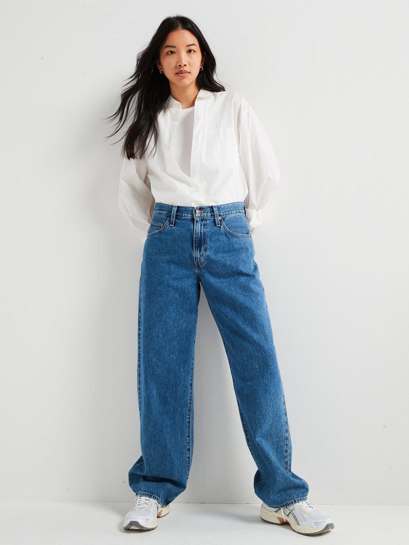  image of levis-baggy-dad-jean-medium-indigo-hold-my-purse-blue