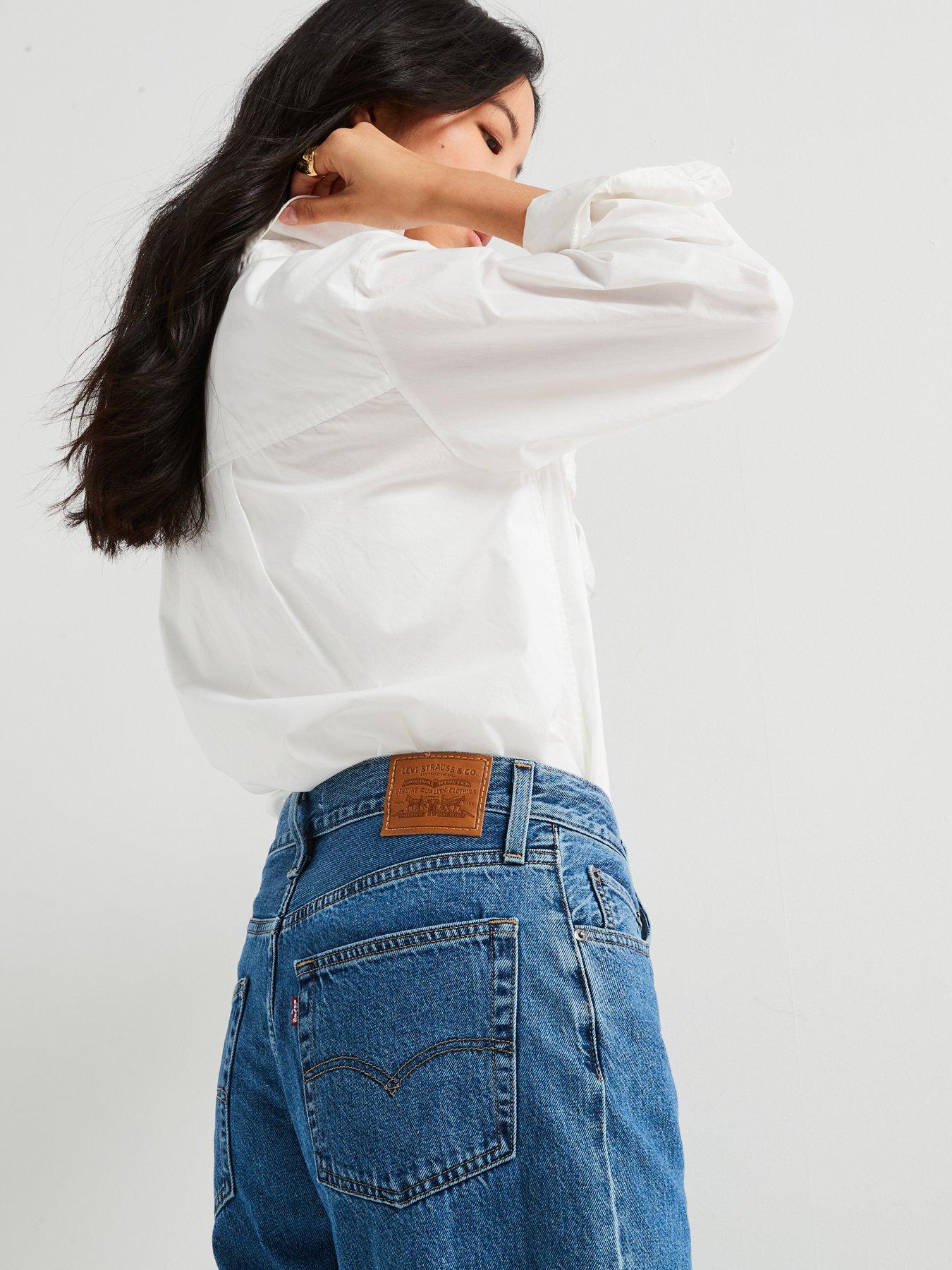  image of levis-baggy-dad-jean-medium-indigo-hold-my-purse-blue