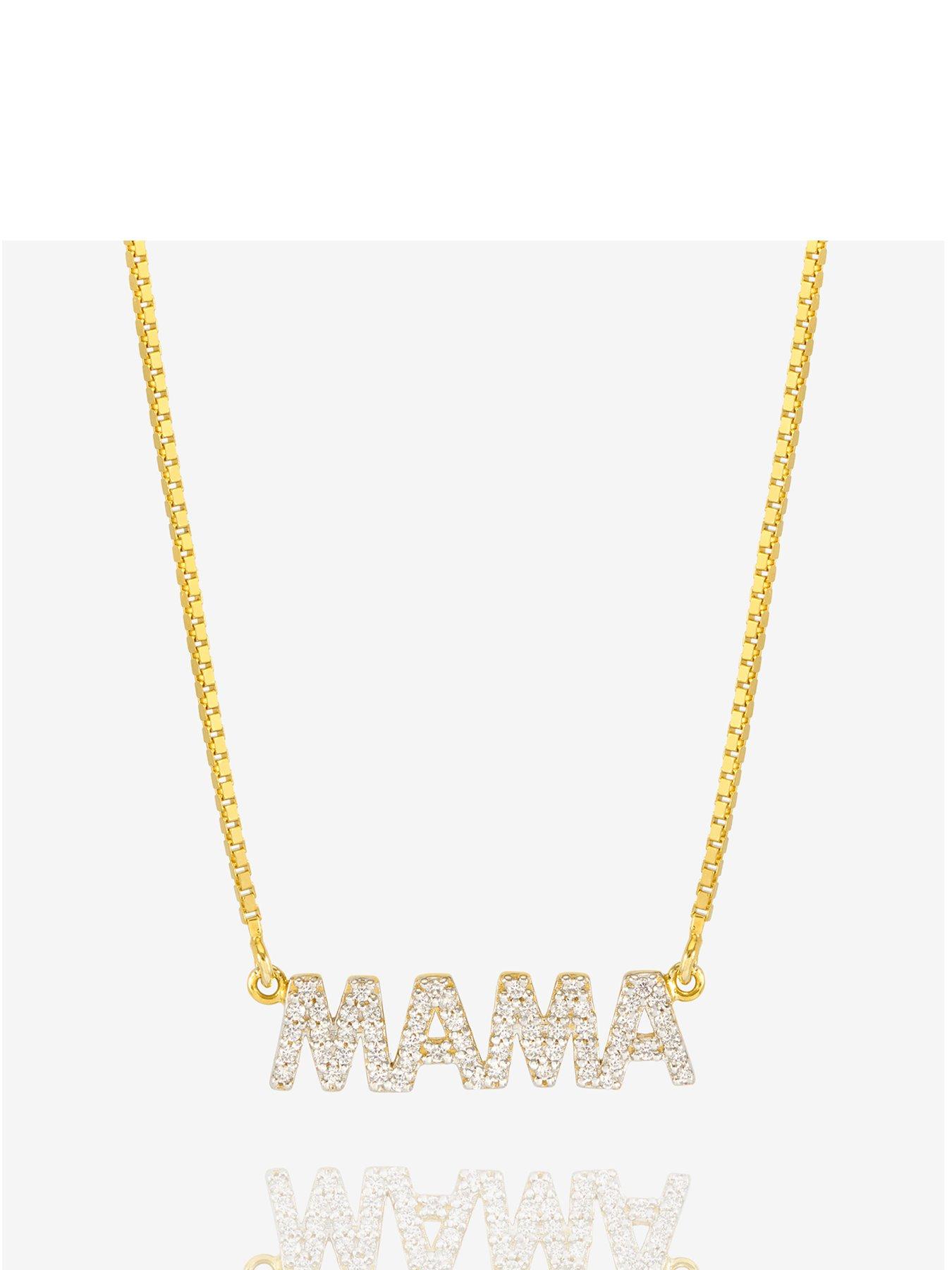  image of rachel-jackson-solid-gold-and-diamond-mama-necklace