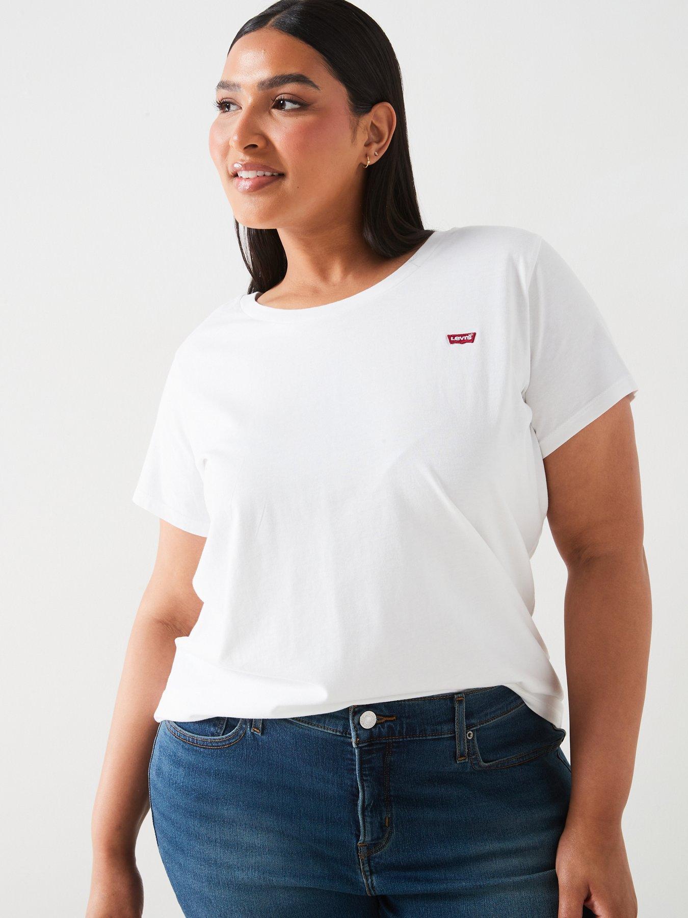 Levi's Plus Perfect T-shirt (plus Size) - White +