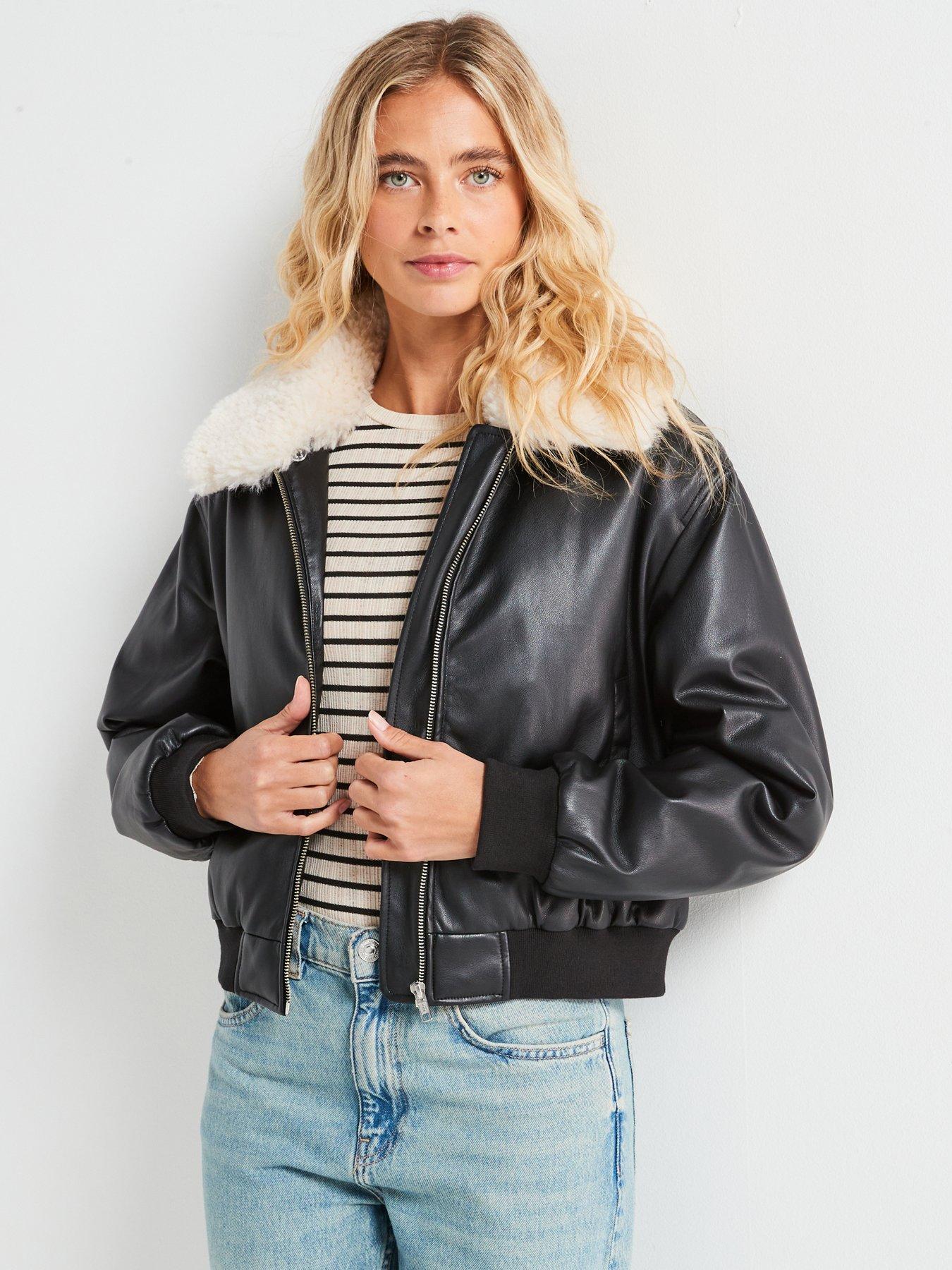 undefined Harper Heritage Bomber Jacket - Caviar - Black