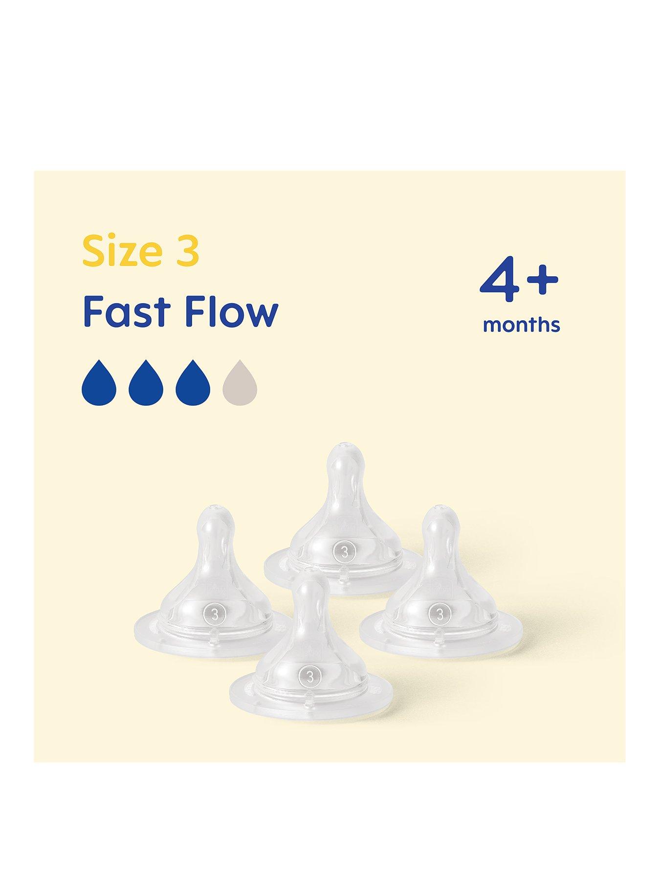 Image 2 of 7 of MAM Fast Flow Bottle Teat ( Teat 3) - 4pk
