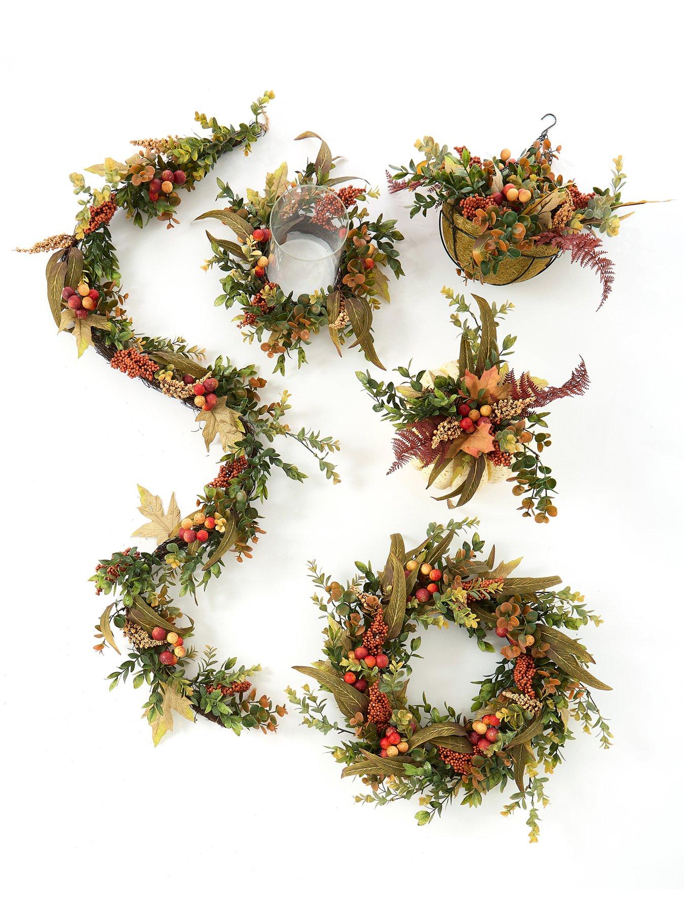 Image 7 of 7 of The Very Collection Rose Hip and Berry Pumpkin Table Centrepiece