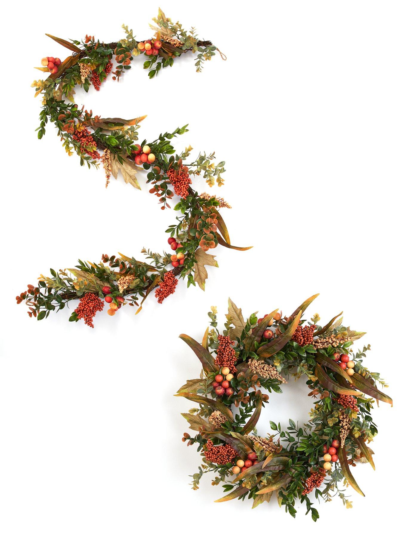 Image 6 of 6 of Very Home Rose Hip and Berry Autumn&nbsp;Wreath