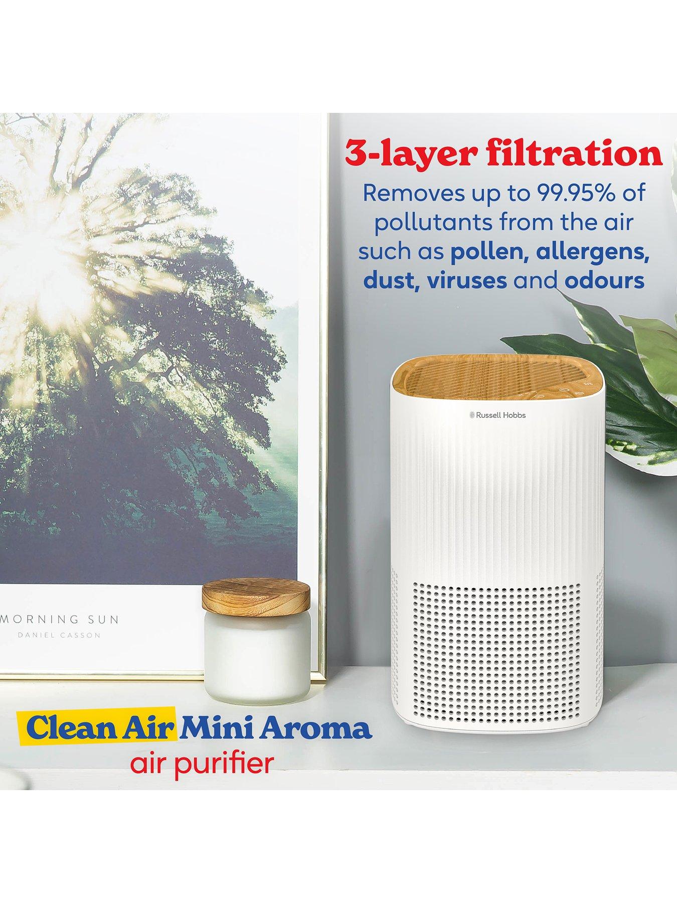  image of russell-hobbs-rhap1032wdw-clean-air-mini-aroma-air-purifier