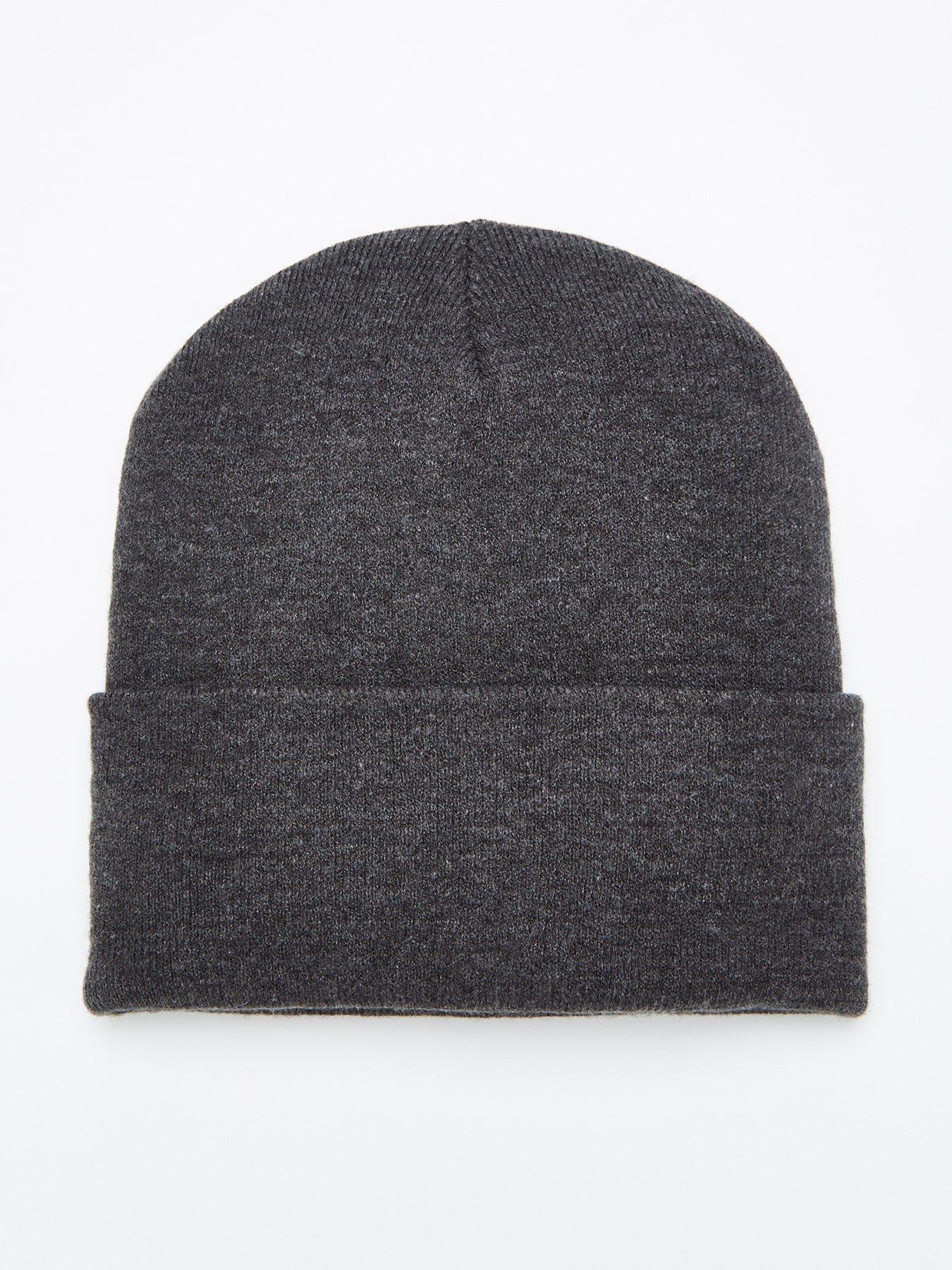 the-very-collection-knitted-beanie-charcoal