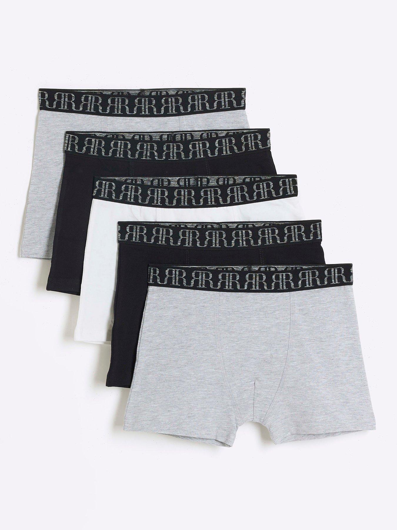  image of river-island-boxers-5-pack-multi