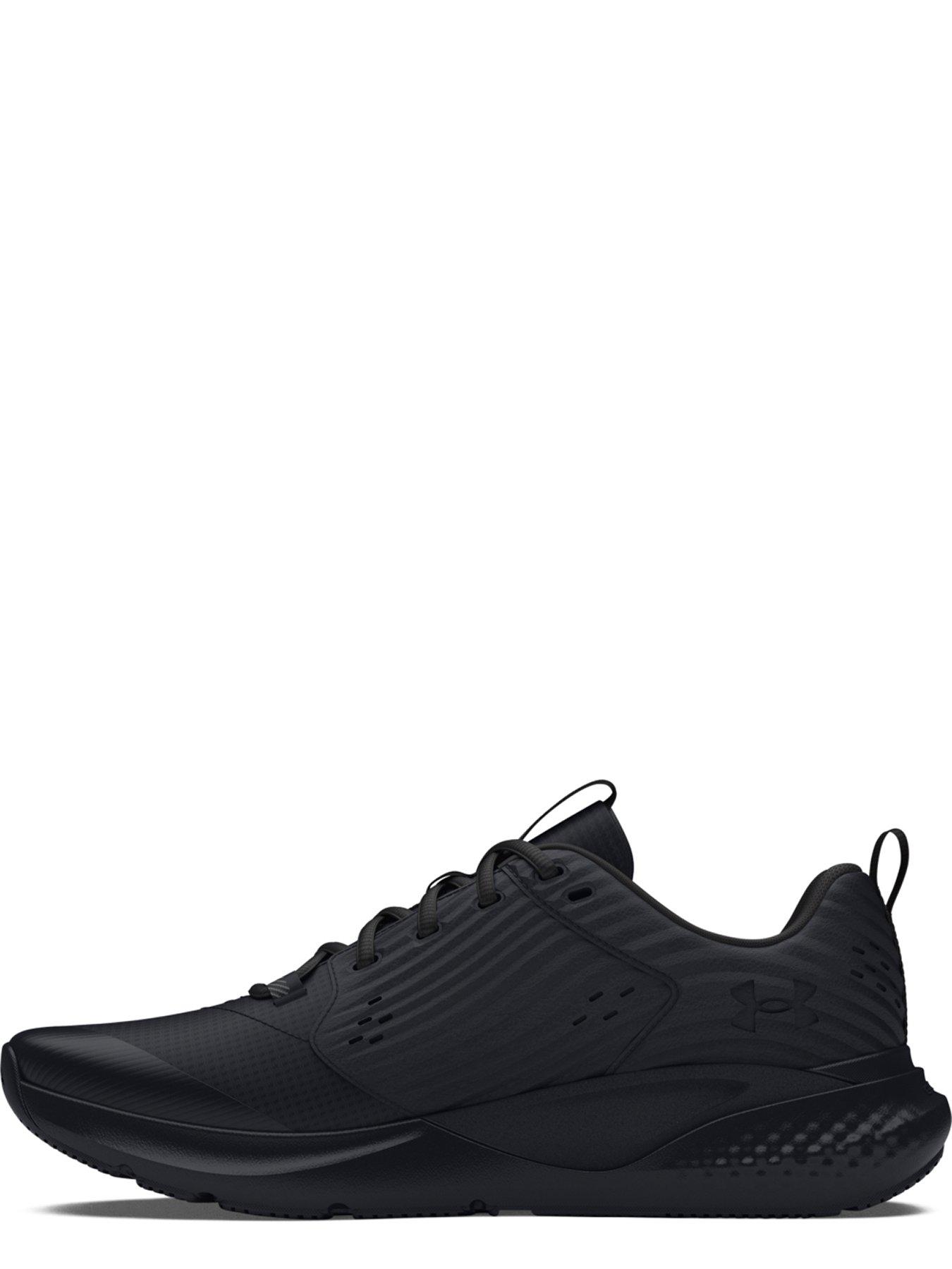 UNDER ARMOUR Mens Training Charged Commit Trainers - Black ...