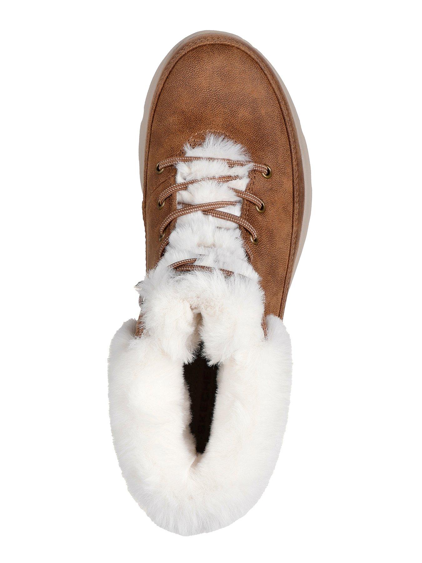 Skechers Perform Textile Bungee Boot Chestnut Brown littlewoods