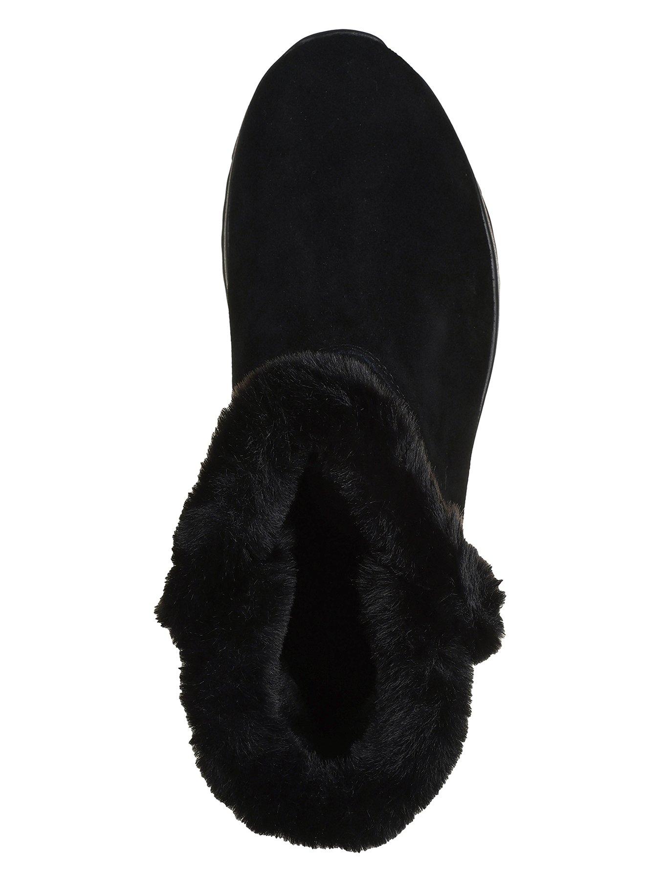 Image 3 of 5 of Skechers On-The-Go Waterproof Suede Chugga Boot - Black
