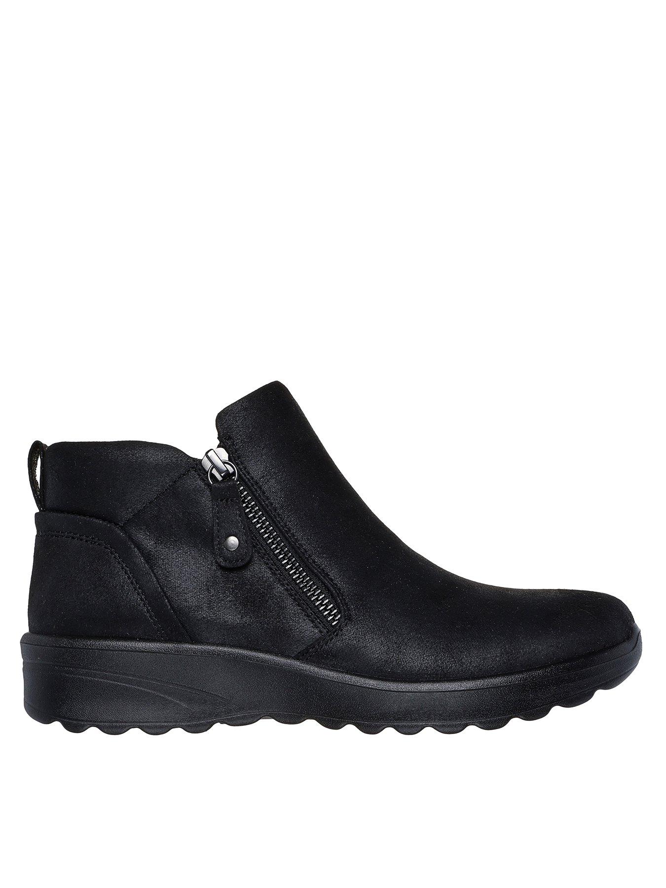 undefined Lovely Vibe Side Zip Boots - Black