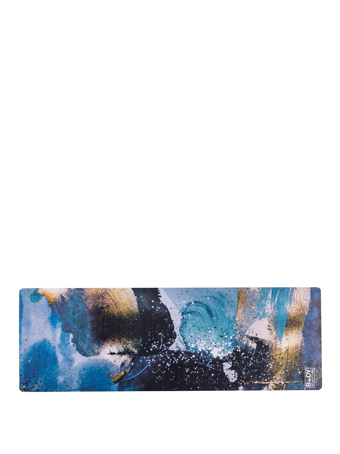 Image 1 of 4 of Body Sculpture Large Suede TPE Yoga&nbsp;/&nbsp;Exercise Mat - Galaxy