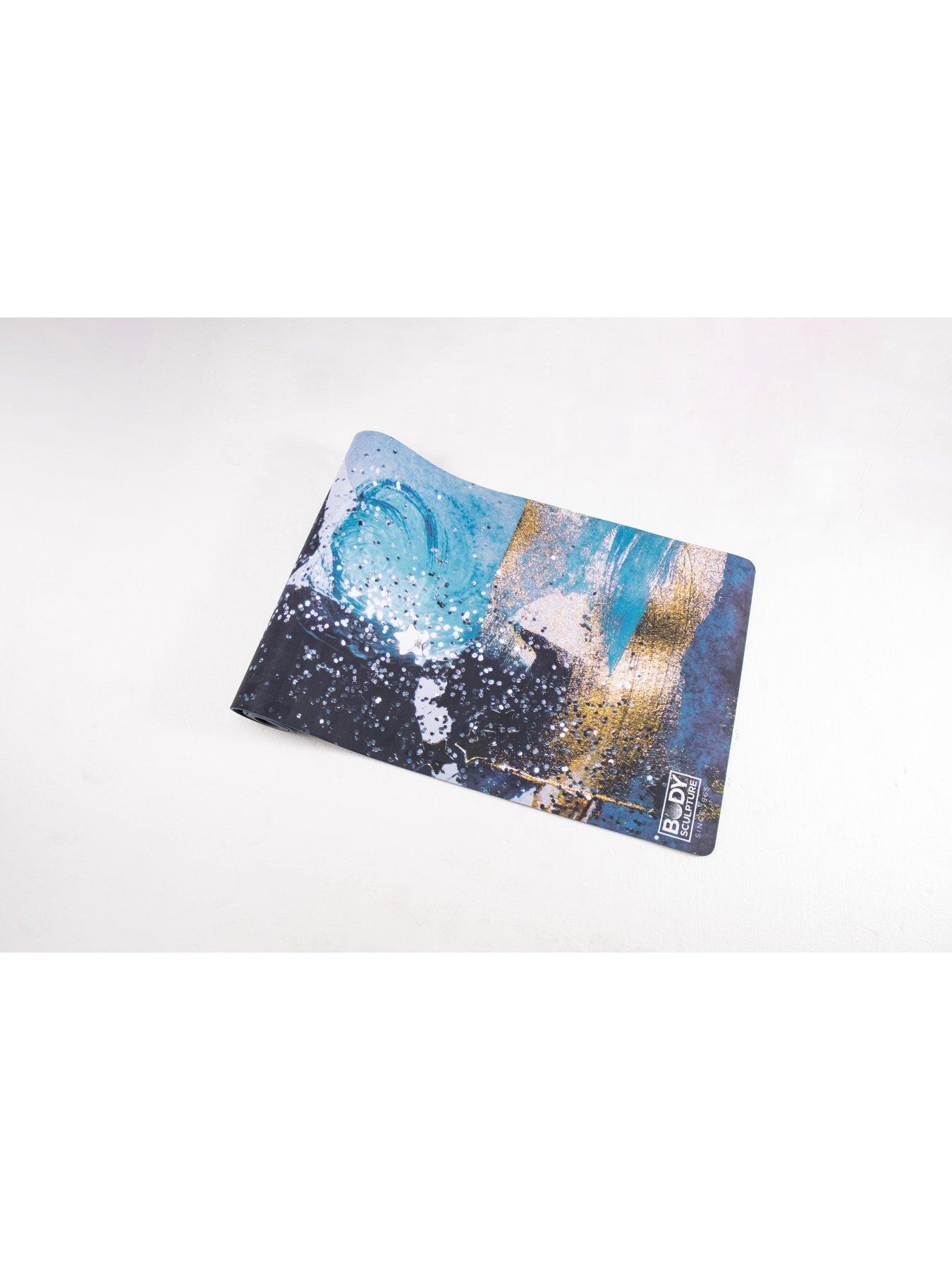 Image 3 of 4 of Body Sculpture Large Suede TPE Yoga&nbsp;/&nbsp;Exercise Mat - Galaxy