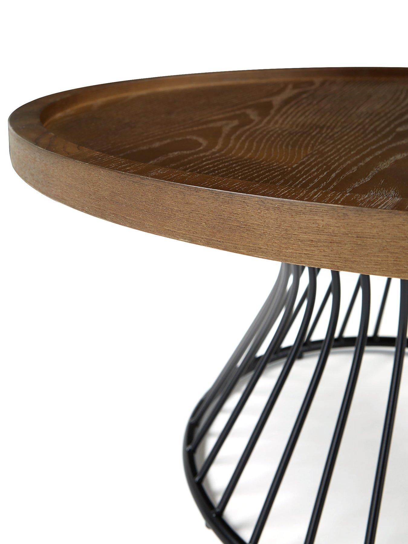  image of the-very-collection-odem-round-coffee-table-blackwalnut