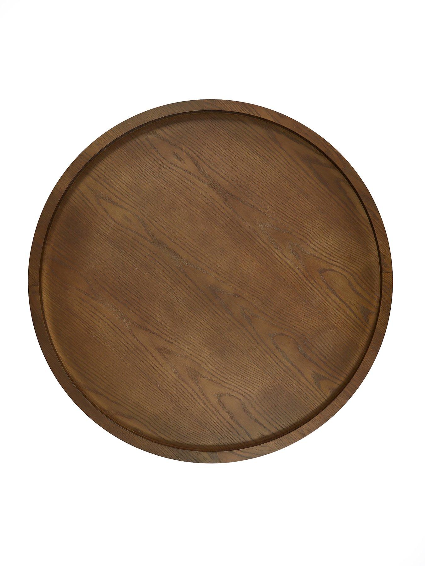  image of the-very-collection-odem-round-coffee-table-blackwalnut