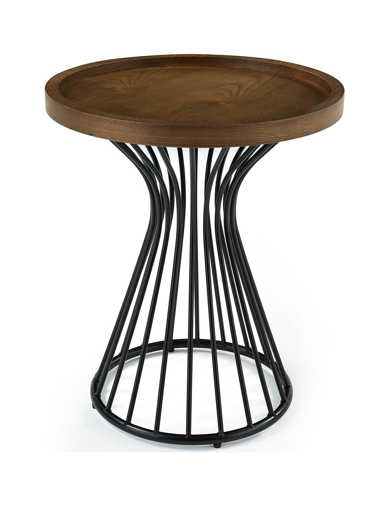  image of very-home-odem-round-side-table-blackwalnut