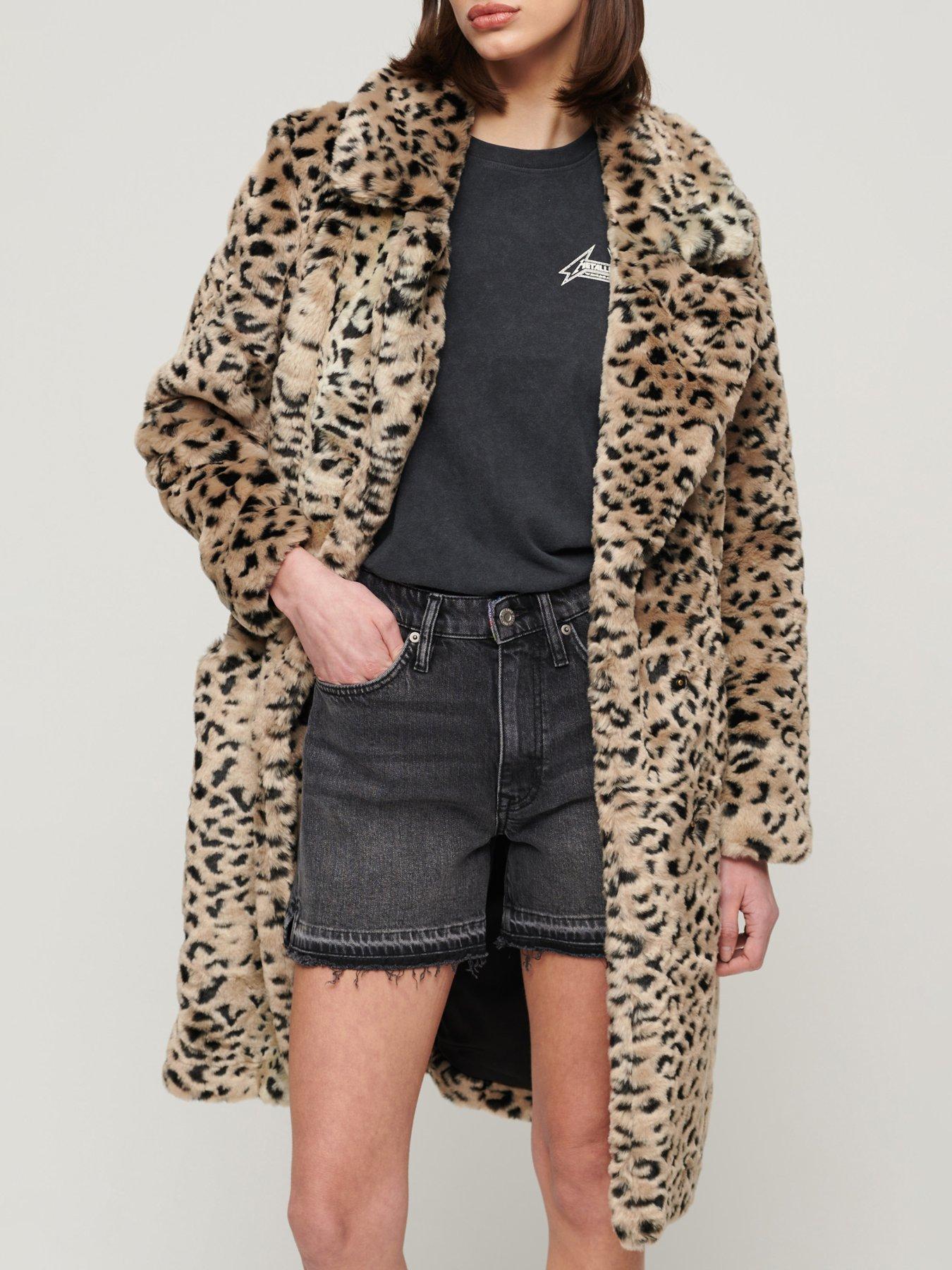 undefined Vintage Long Faux Fur Coat - Multi