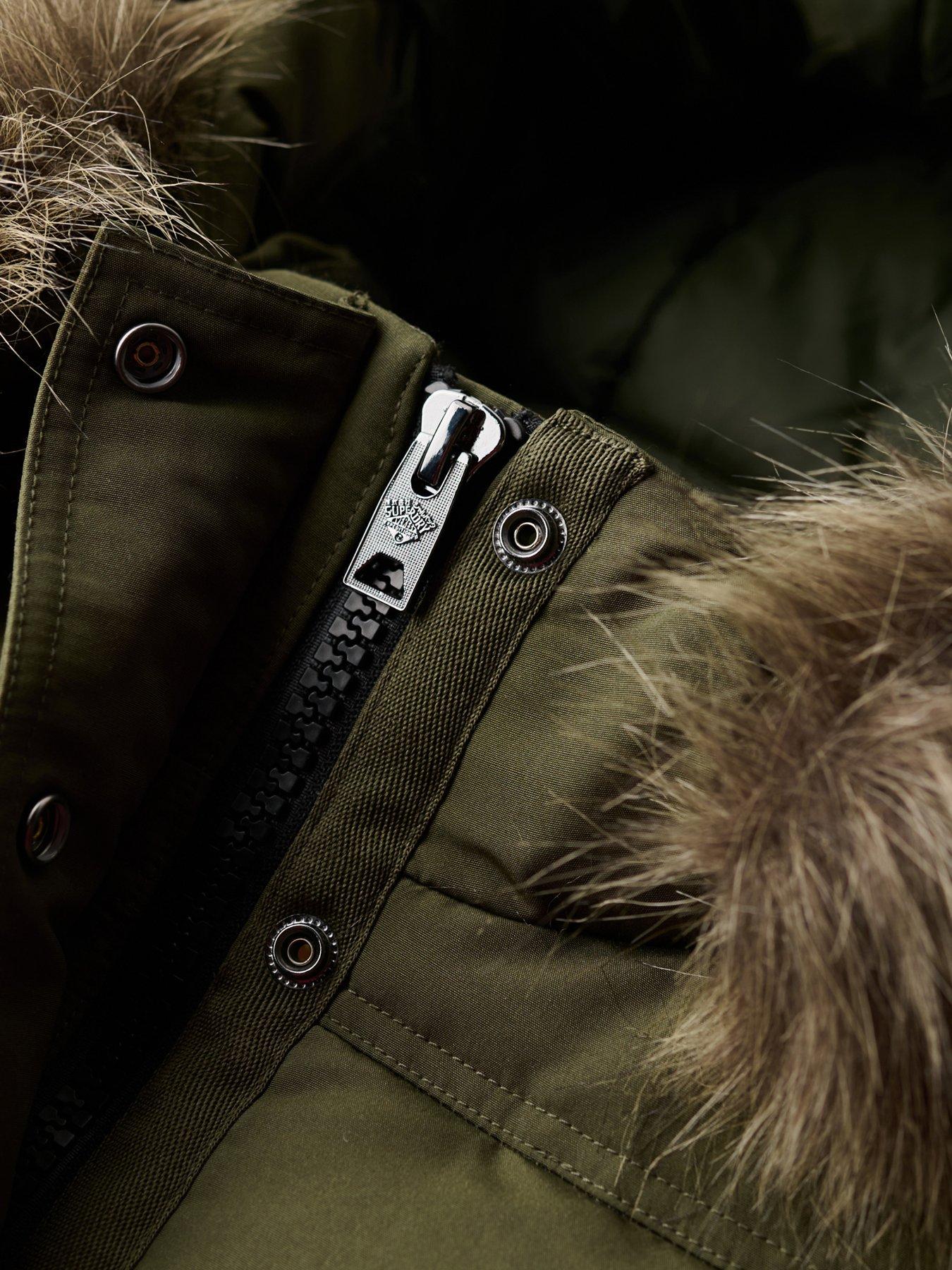  image of superdry-everest-hooded-bomber-jacket-green