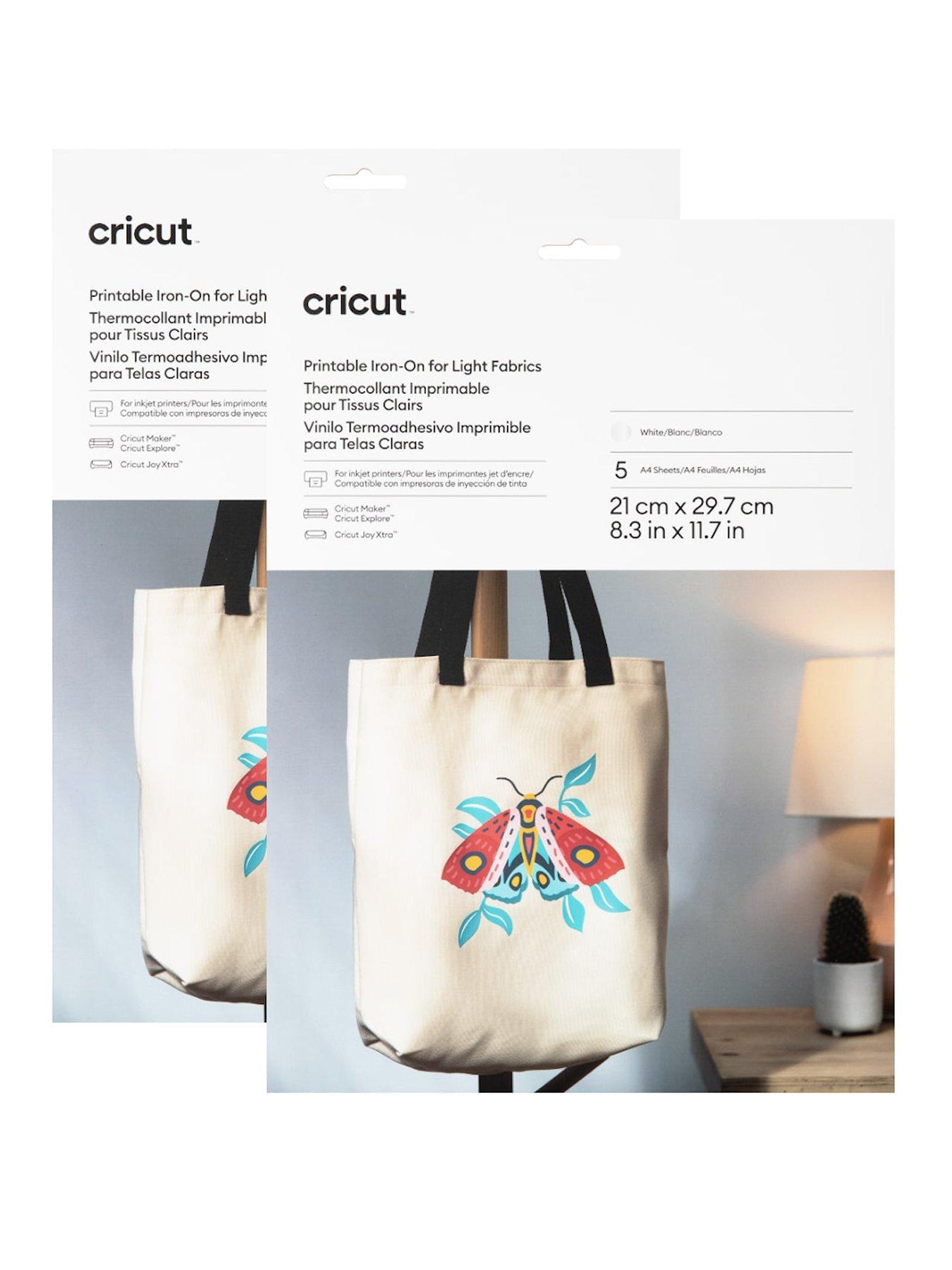 Cricut Printable Iron-On for Bright Fabric A4 10 Sheet Bundle ...