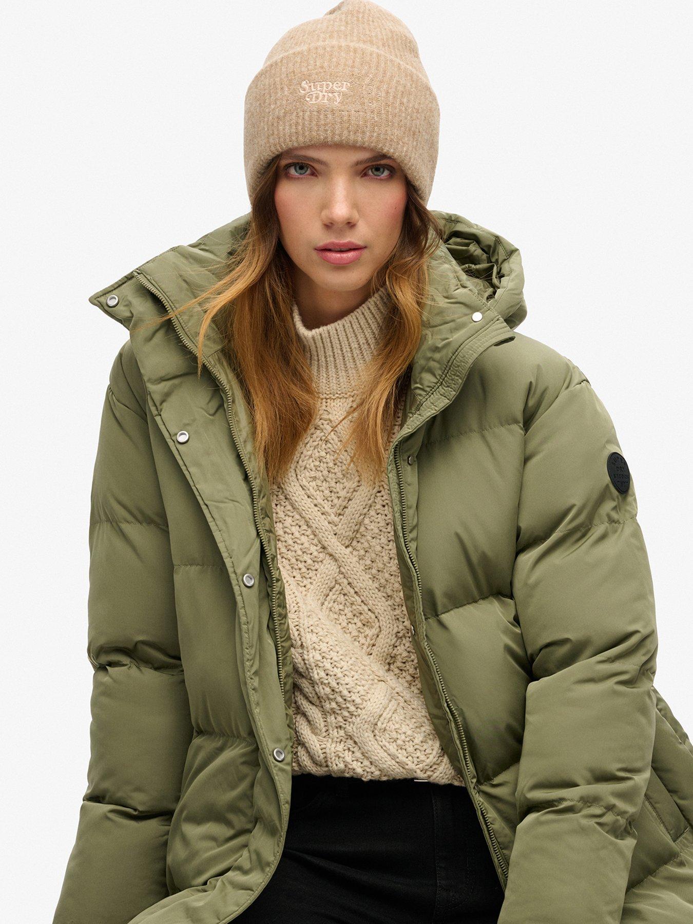  image of superdry-soft-rib-knit-beanie-hat-brown