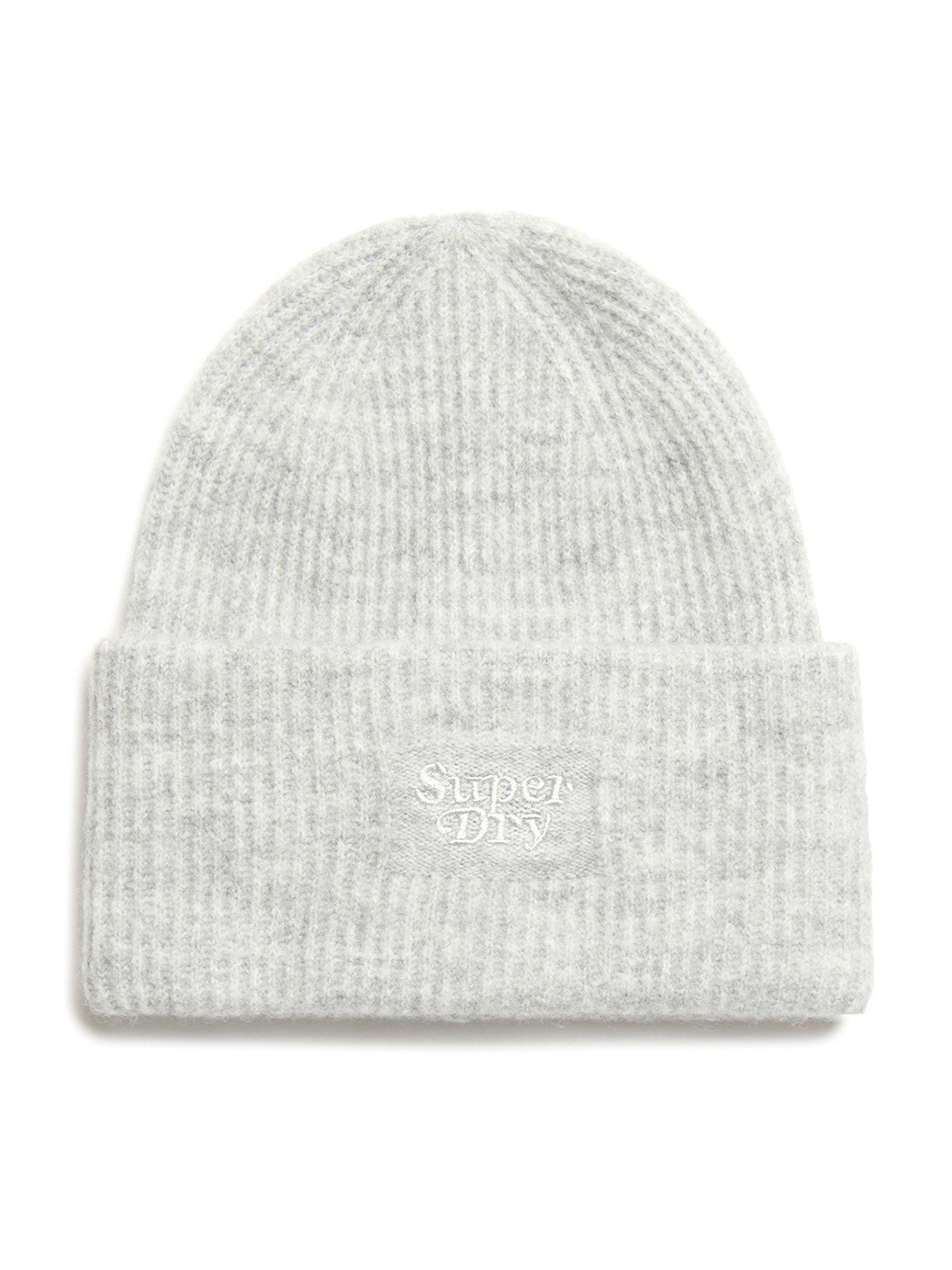 superdry-soft-rib-knit-beanie-hat-grey