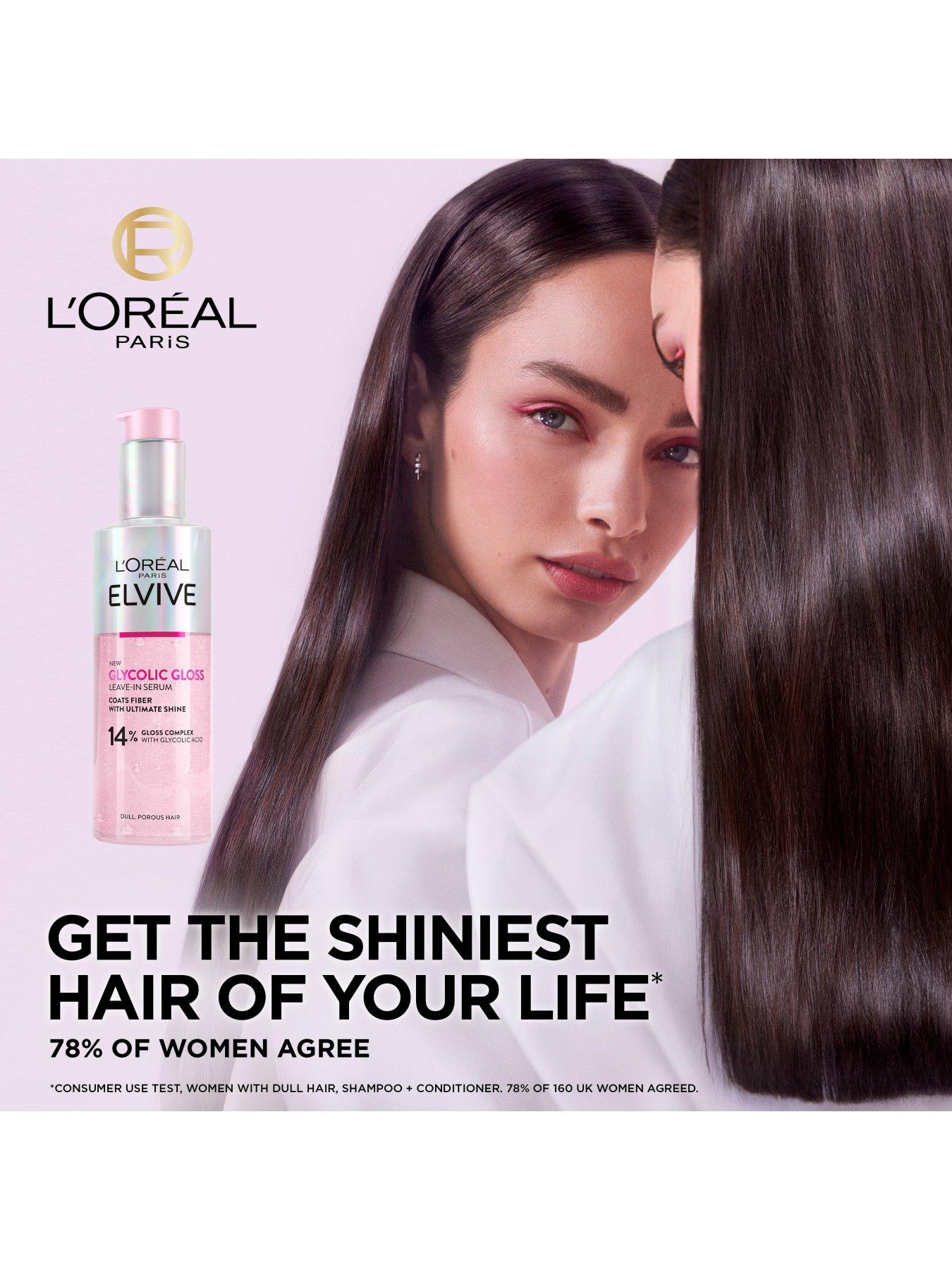 Image 7 of 8 of L'Oreal Paris L'Or&egrave;al Paris Elvive Glycolic Gloss Leave-In Serum for Dull Porous Hair, 200ml