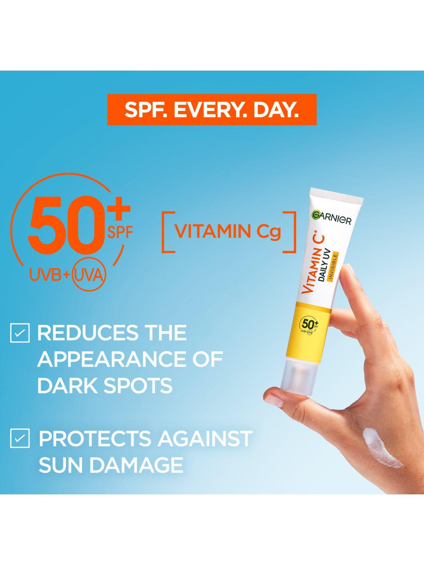 Image 7 of 7 of Garnier Vitamin C Daily UV, Invisible Brightening Fluid, SPF50+ 40ml