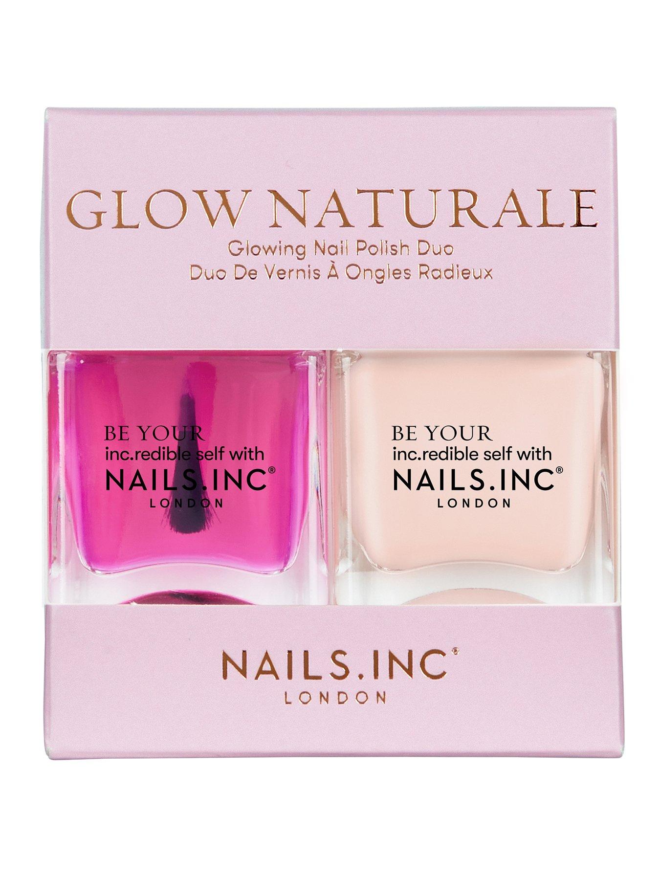 Nails Inc Glow Naturale Glowing Nail Polish Duo