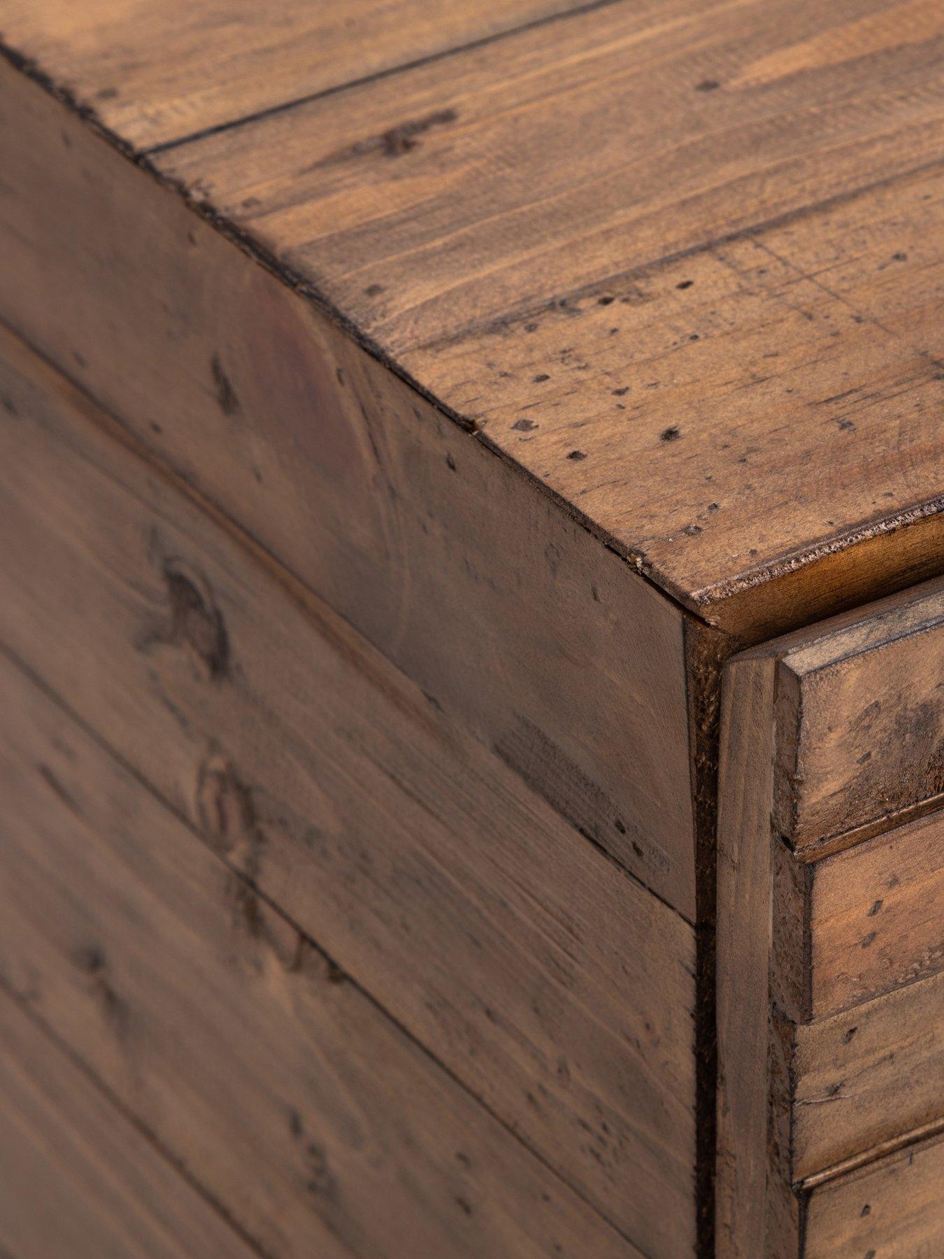 Image 5 of 6 of Julian Bowen Woburn Media Unit in Reclaimed Pine&nbsp;- Dark Oak