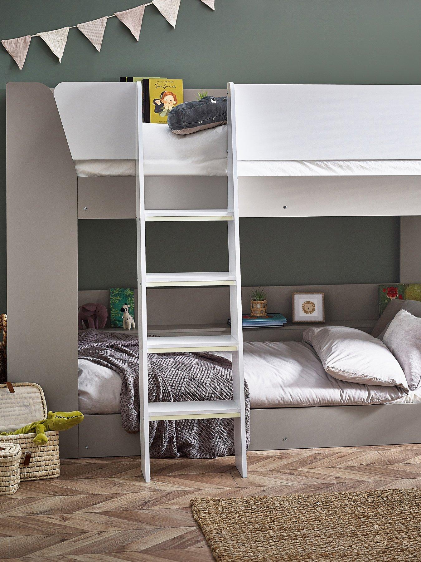 Julian Bowen Parsec Bunk Bed - Taupe/White