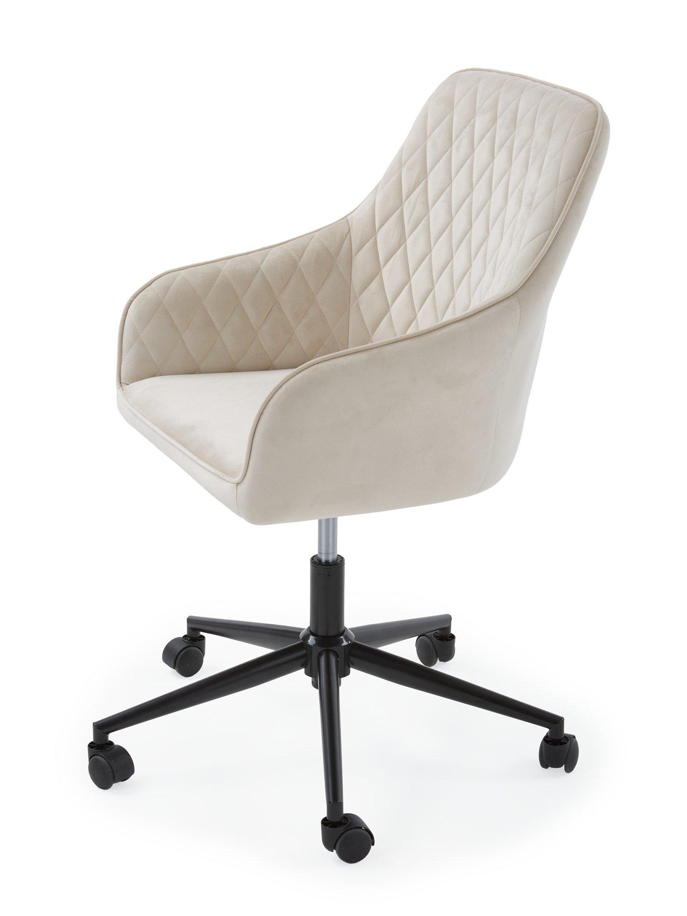  image of very-home-diamond-fabricnbspoffice-chairnbsp--natural-fsc-certified