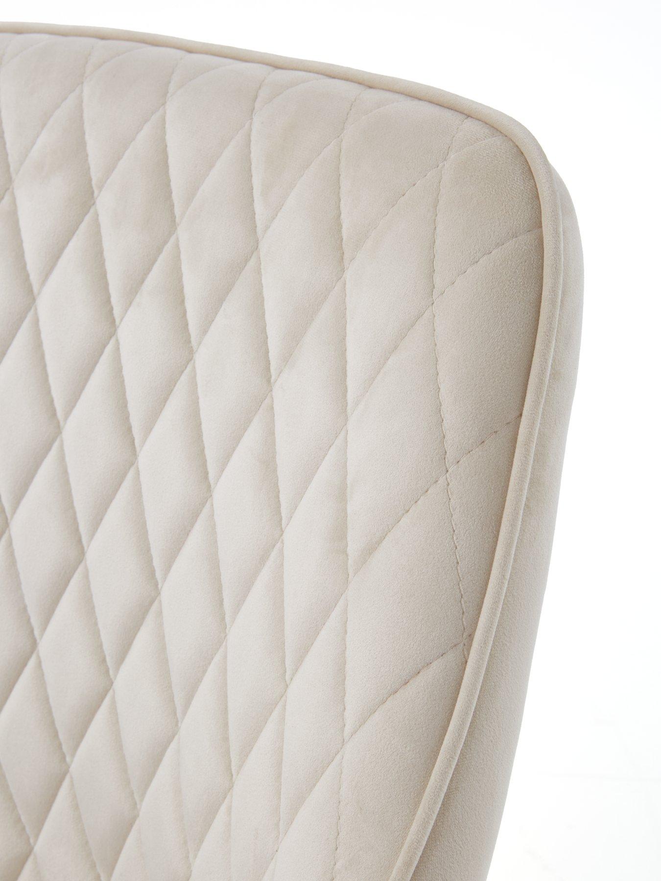  image of very-home-diamond-fabricnbspoffice-chairnbsp--natural-fsc-certified