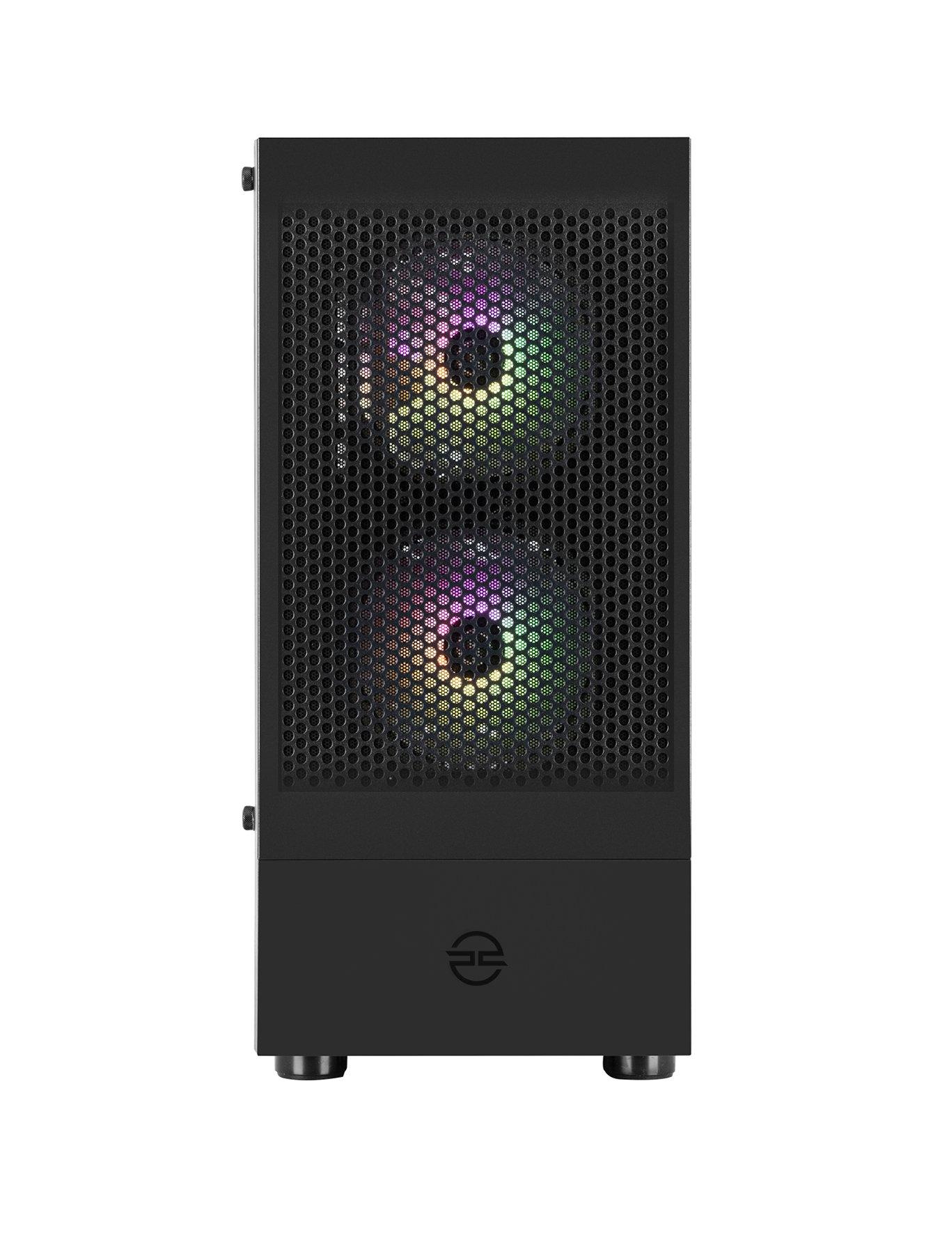  image of pcspecialist-fusion-120-gaming-desktop-nvidia-geforce-rtx-3050-amd-ryzen-5-16gb-ram-1tb-ssd