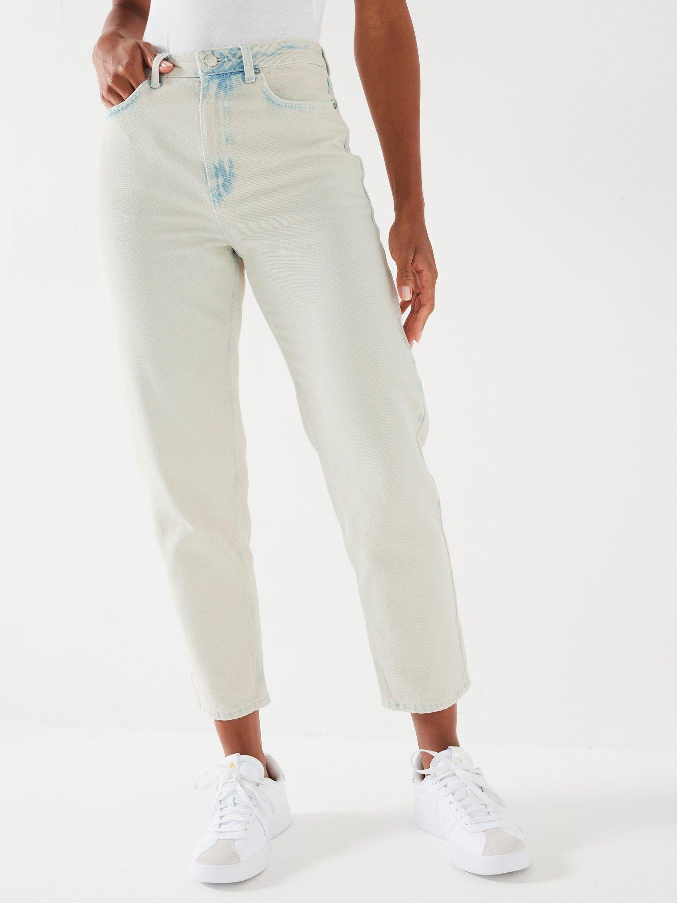 undefined Overdye Mom Jeans - Pink