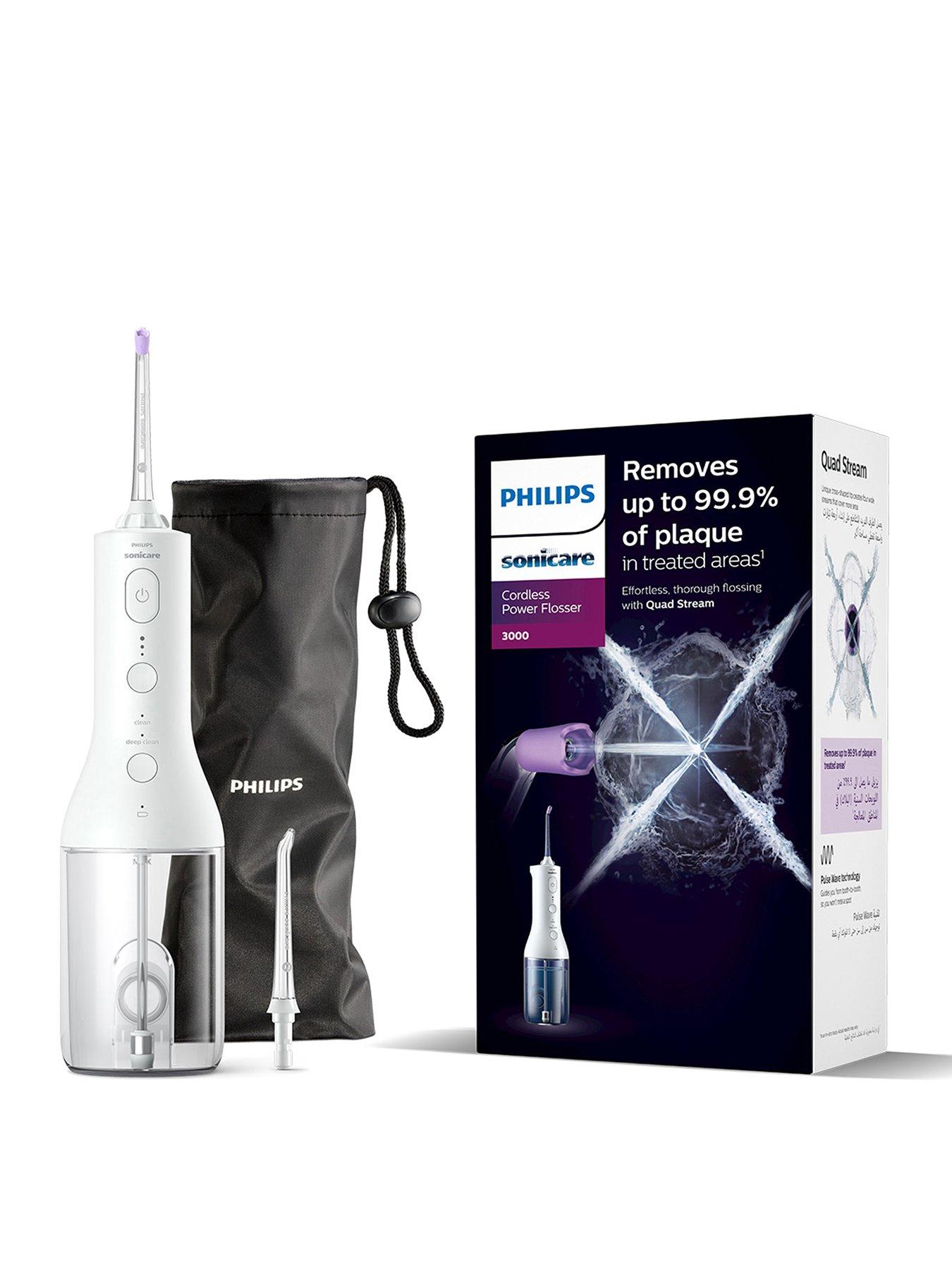 Philips Sonicare Cordless Power Flosser 3000 Oral Irrigator HX3826/31 (White)